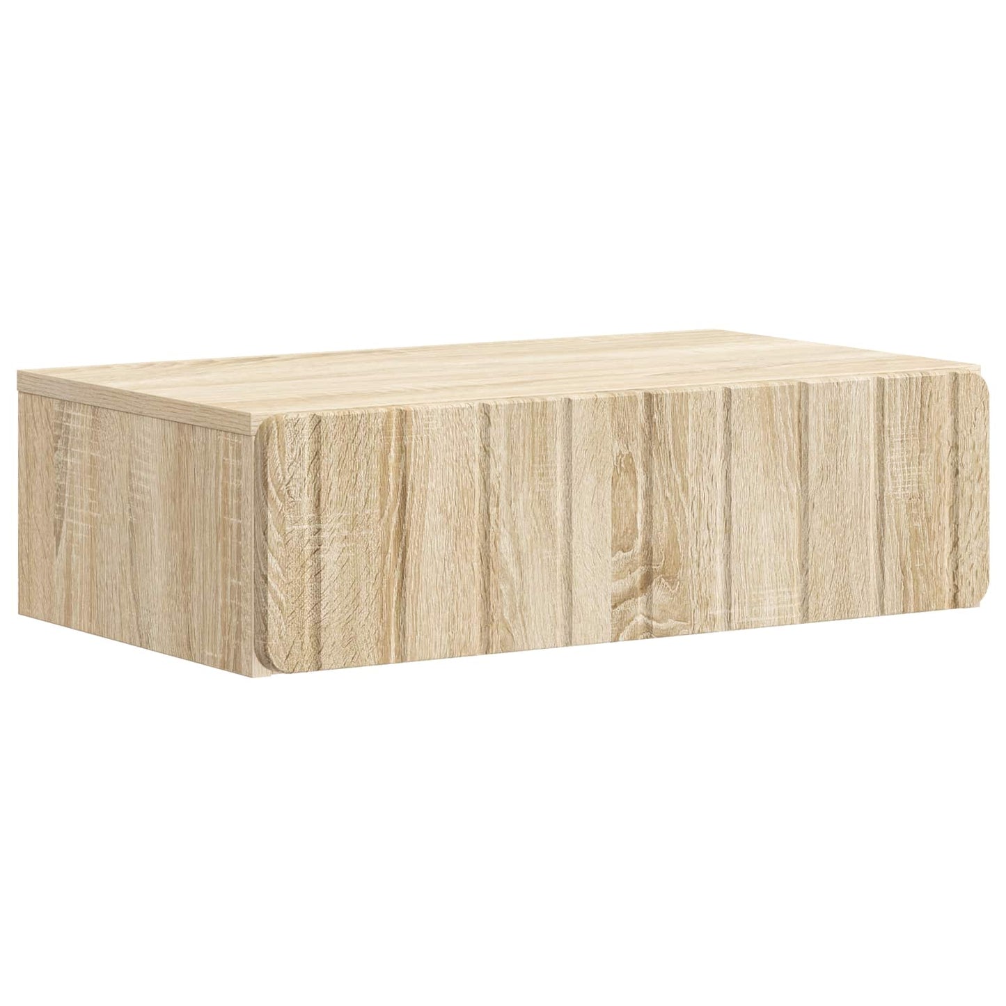 Vegghengt Sidebord Sonoma eik 59 x 34,5 x 17 cm Konstruert tre