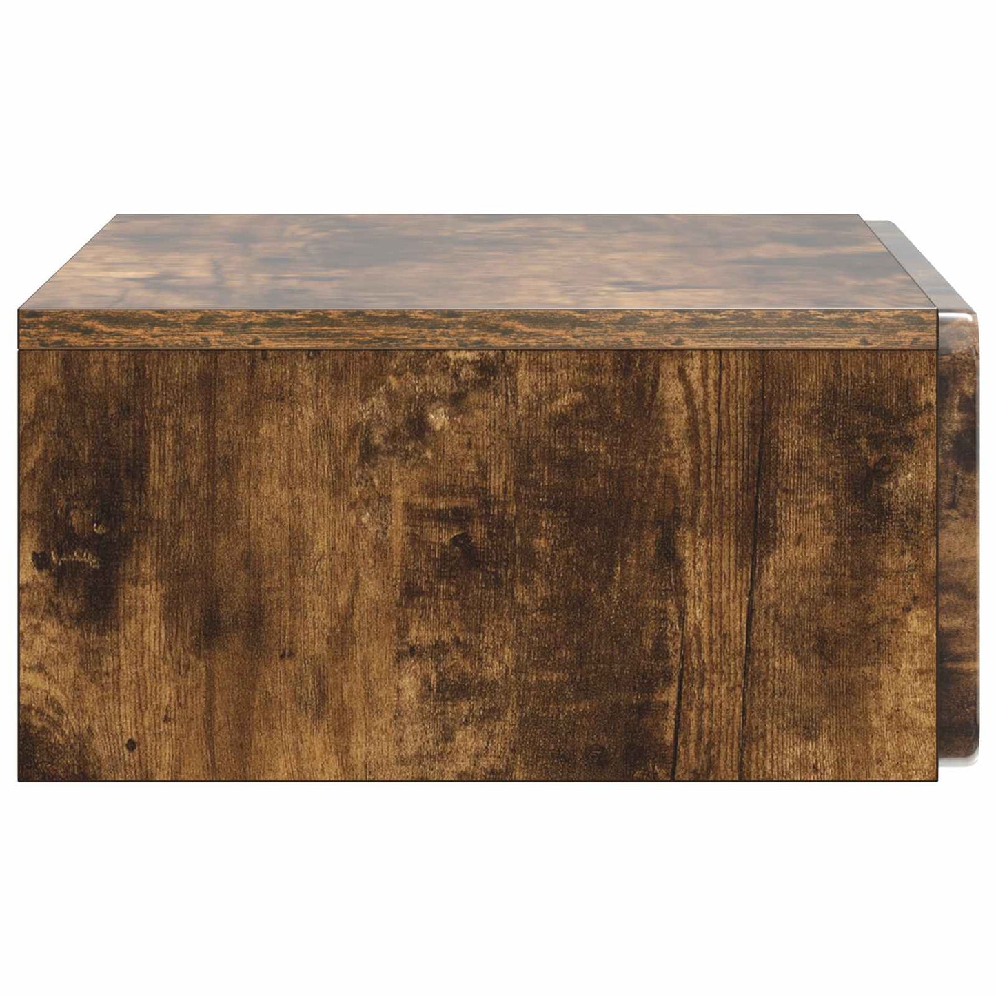 Vegghengt Sidebord Røkt Eik 59 x 34,5 x 17 cm Konstruert tre
