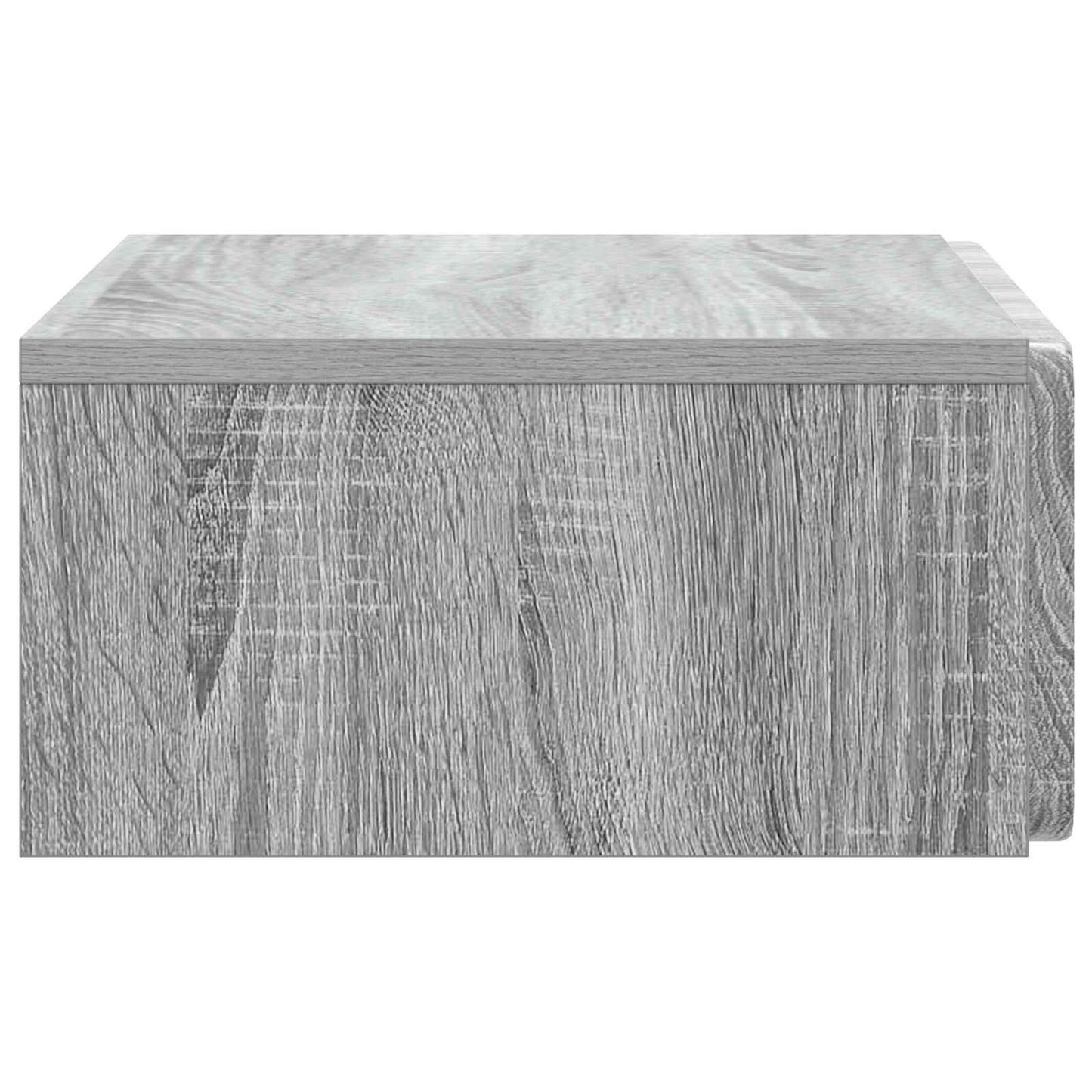 Vegghengt Sidebord Grå sonoma 59 x 34,5 x 17 cm Konstruert tre
