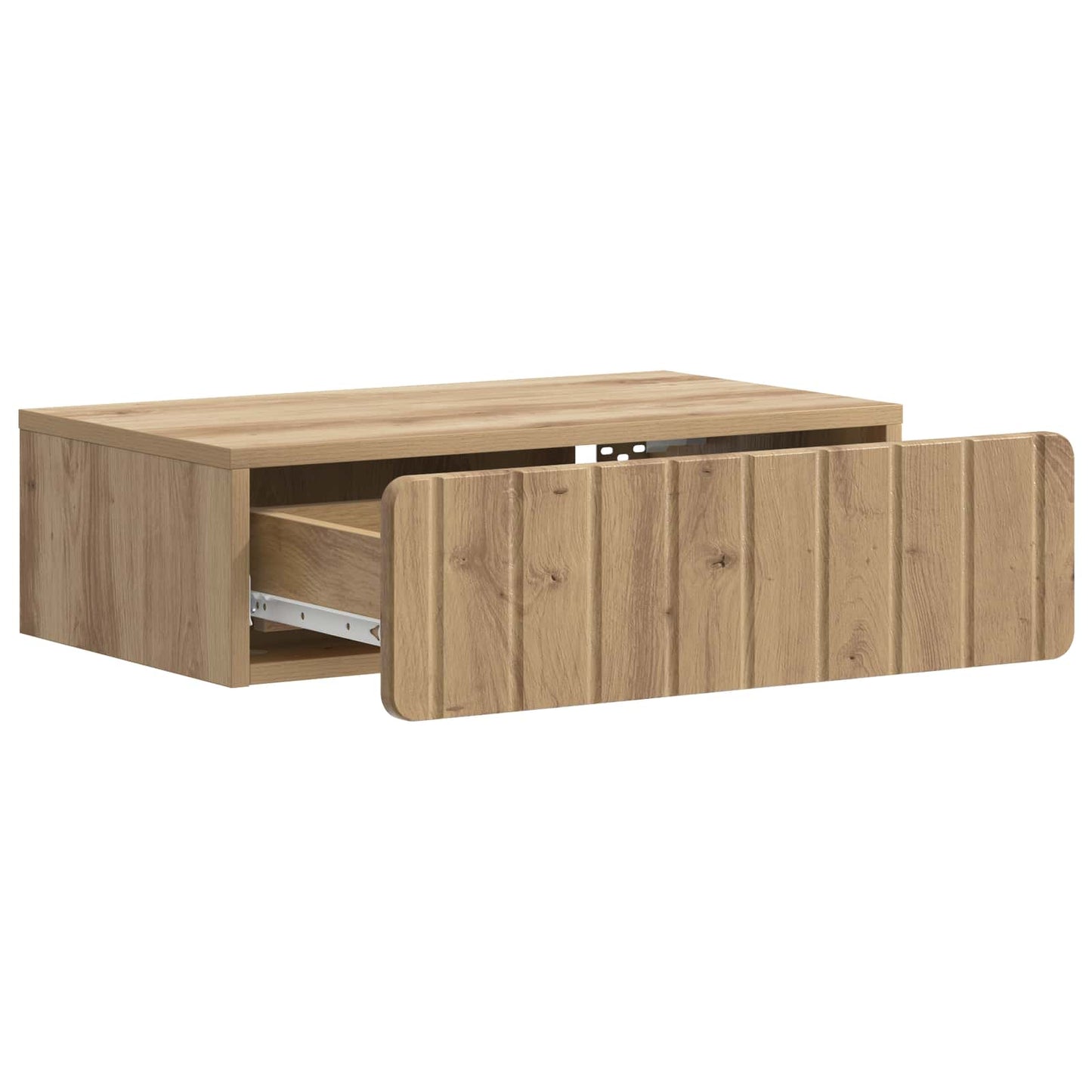 Vegghengt Sidebord 59 x 34,5 x 17 cm Konstruert tre Artisan eik