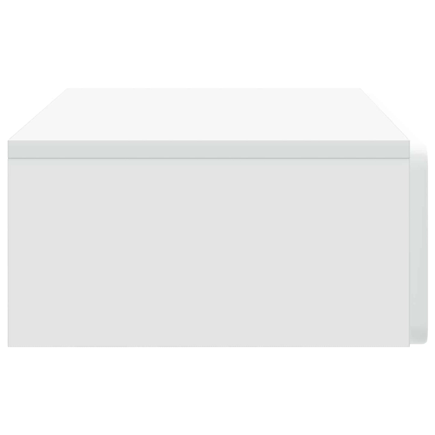 Vegghengt Sidebord Hvit 87,5 x 34,5 x 17 cm Konstruert tre