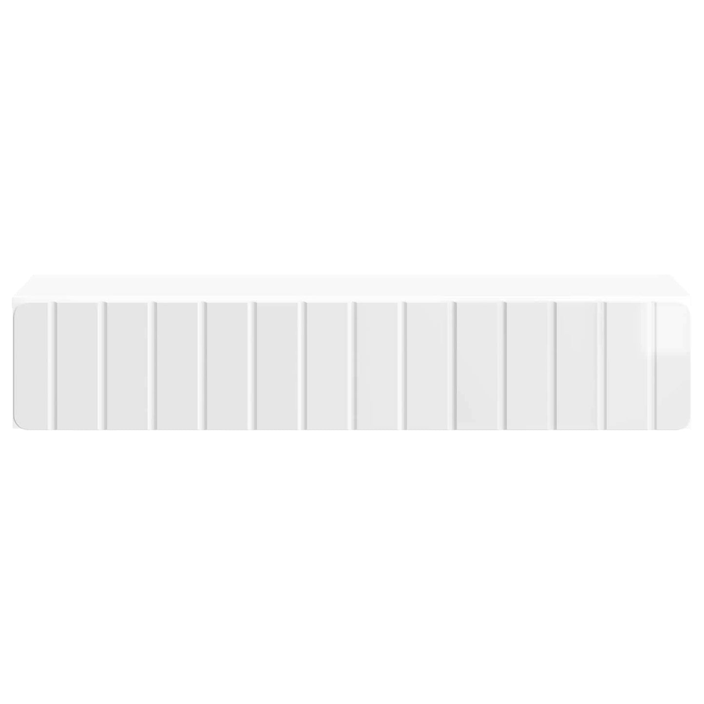 Vegghengt Sidebord Høgglans hvit 87,5 x 34,5 x 17 cm