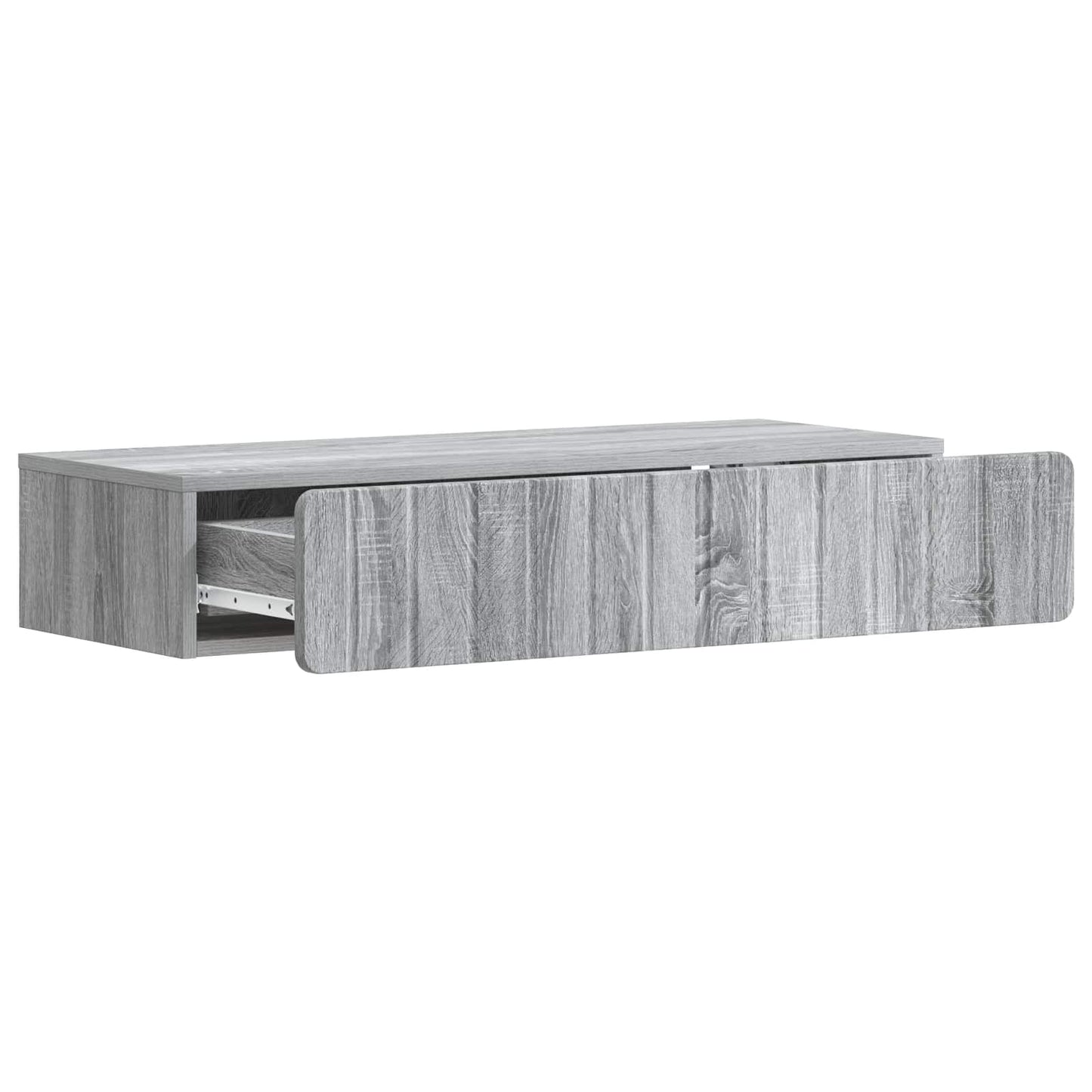Vegghengt Sidebord Grå sonoma 87,5 x 34,5 x 17 cm