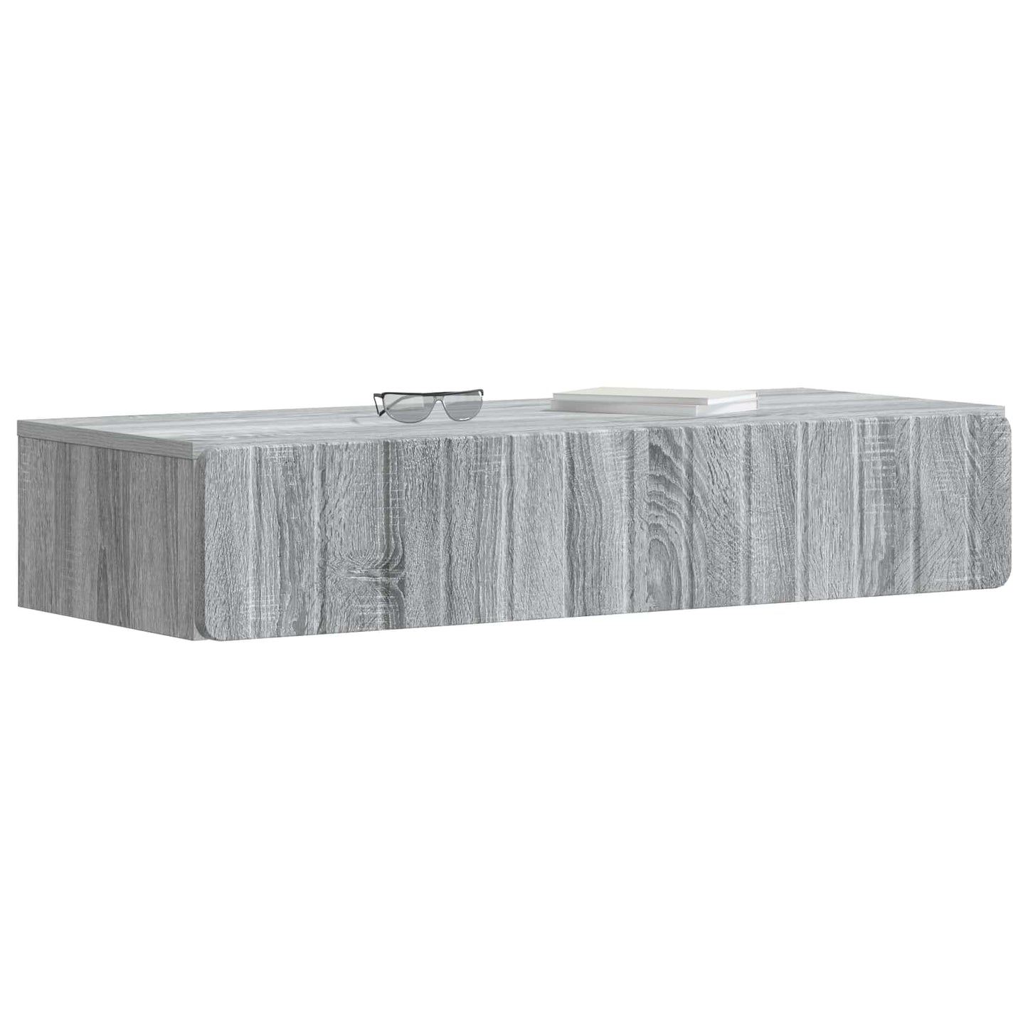 Vegghengt Sidebord Grå sonoma 87,5 x 34,5 x 17 cm