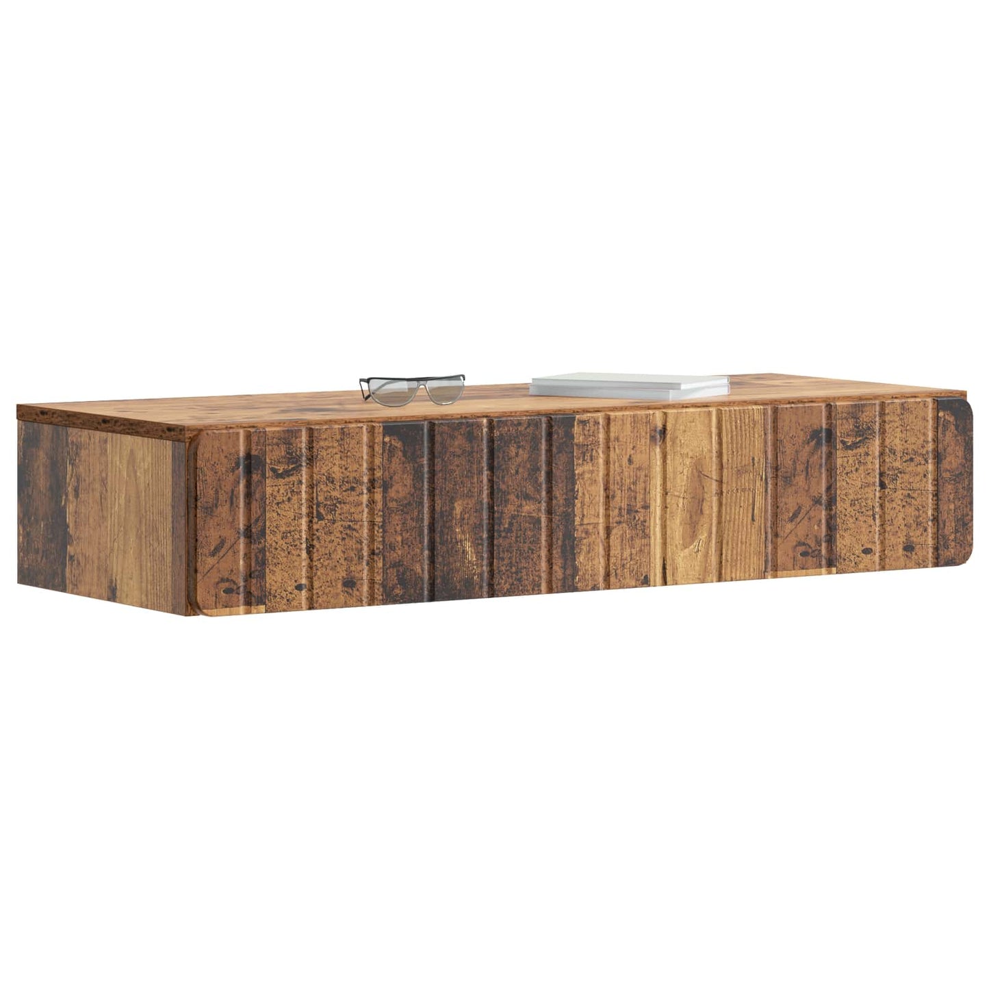 Vegghengt Sidebord Gammelt tre 87,5 x 34,5 x 17 cm