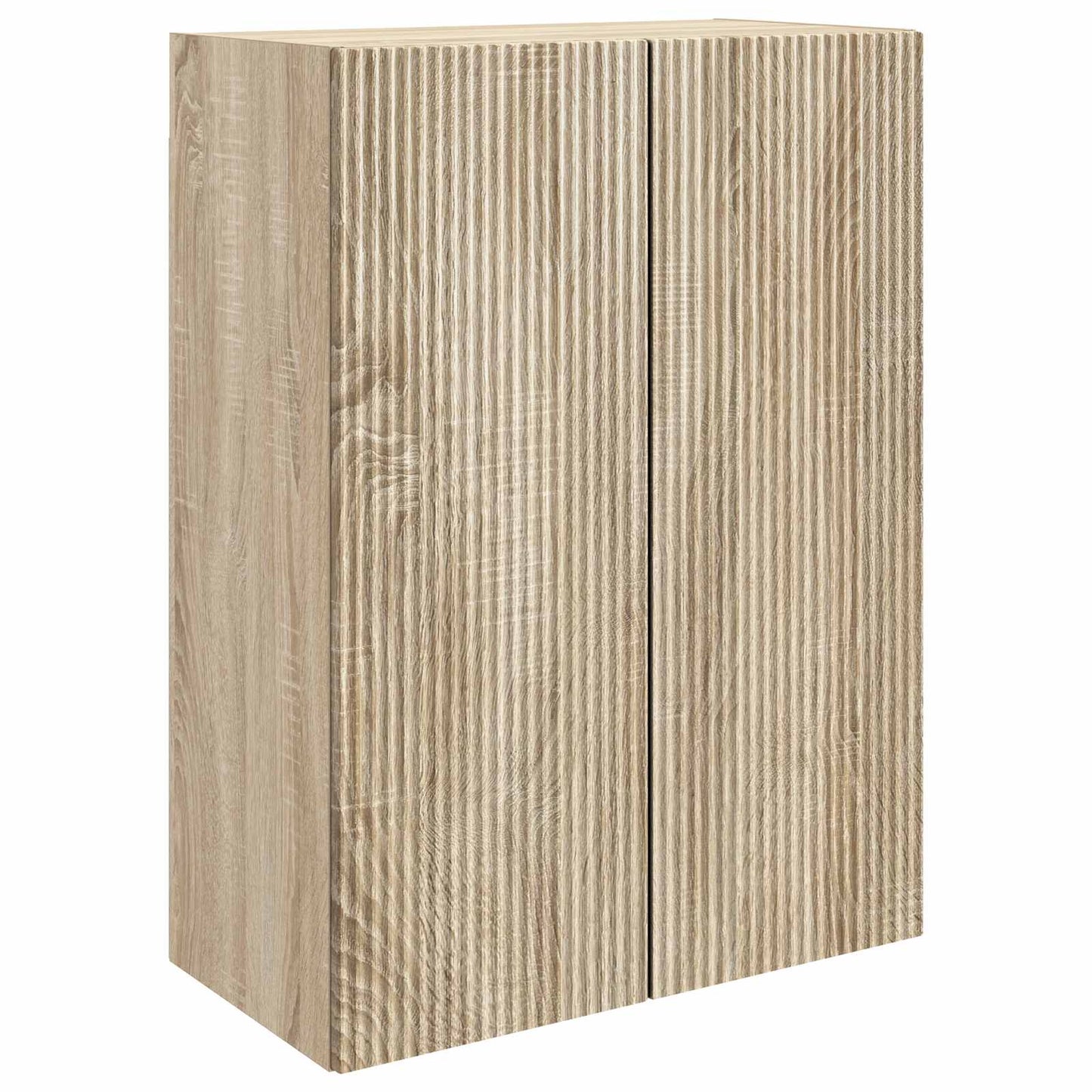 Vegghengt skap Sonoma eik 66 x 34,5 x 90 cm Konstruert tre