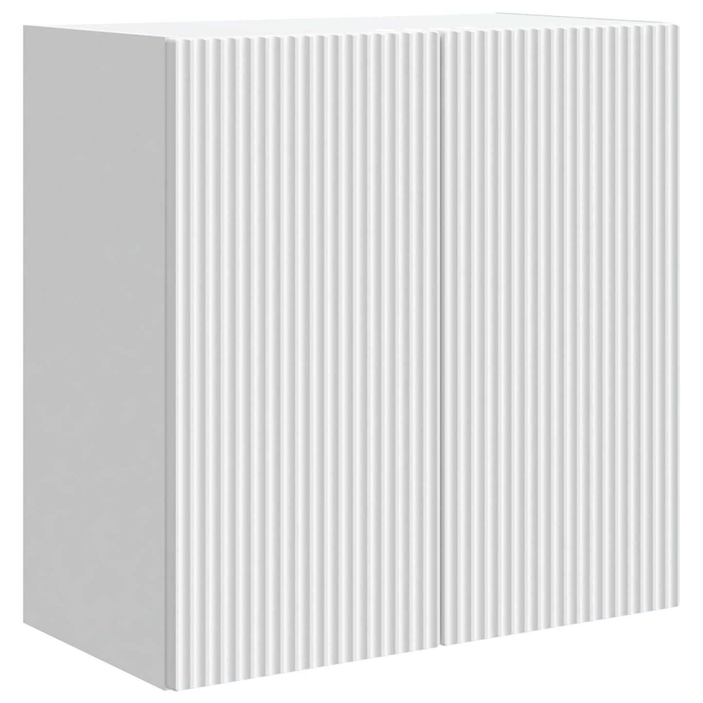 Vegghengt skap 59 x 31 x 60 cm Konstruert tre Hvit