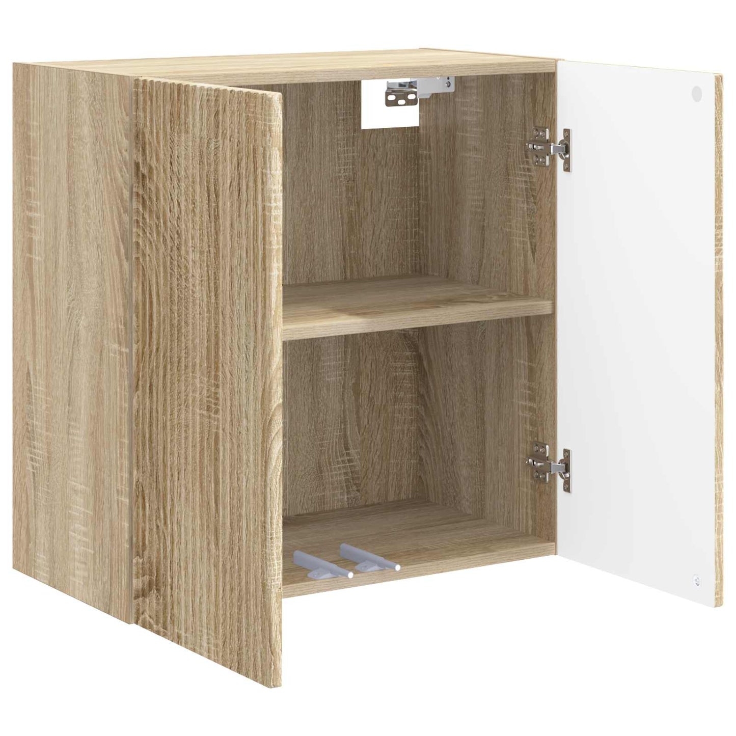 Vegghengt skap Sonoma eik 59 x 31 x 60 cm Konstruert tre