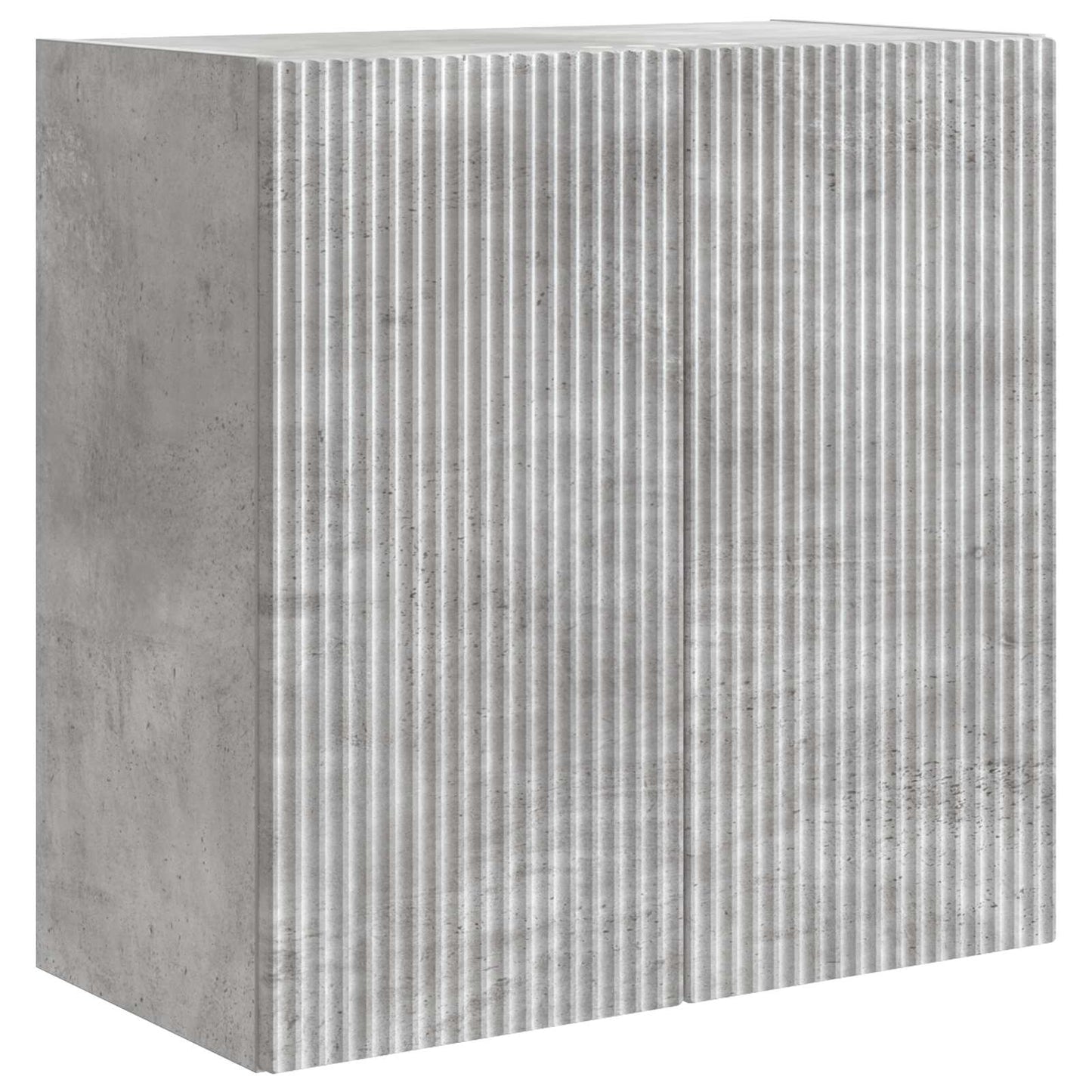 Vegghengt skap Betonggrå 59 x 31 x 60 cm Konstruert tre