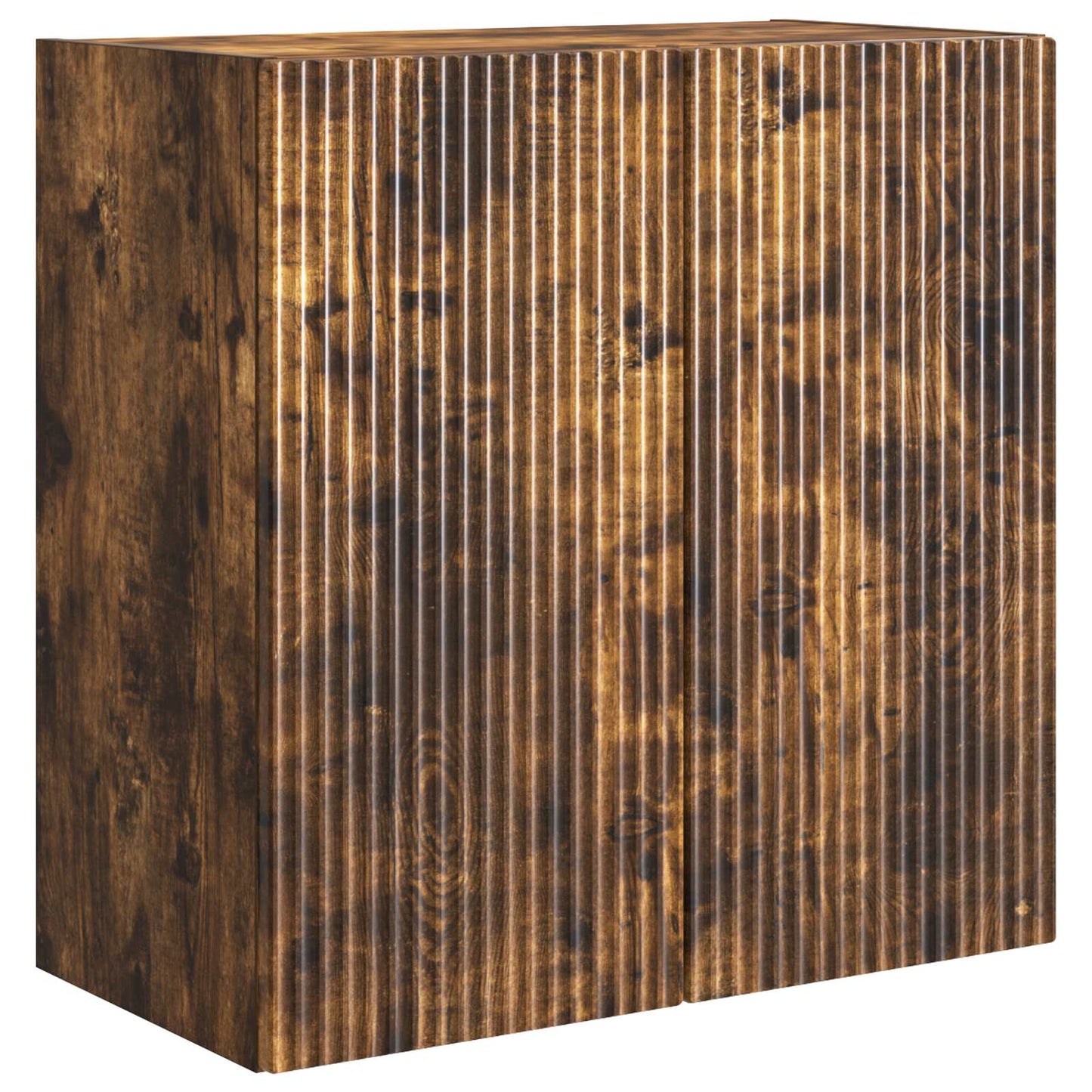 Vegghengt skap Røkt Eik 59 x 31 x 60 cm Konstruert tre