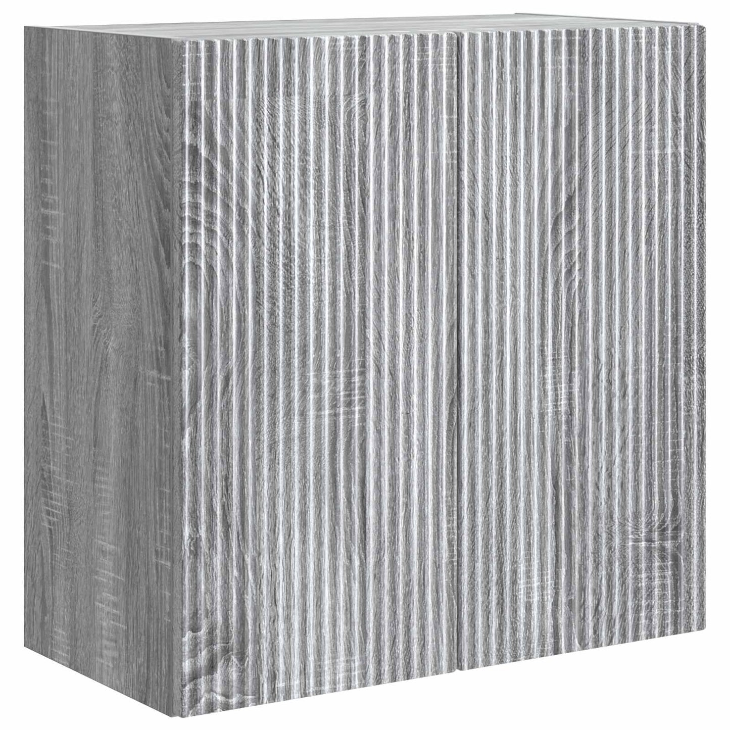 Vegghengt skap Grå Sonoma 59 x 31 x 60 cm Konstruert tre