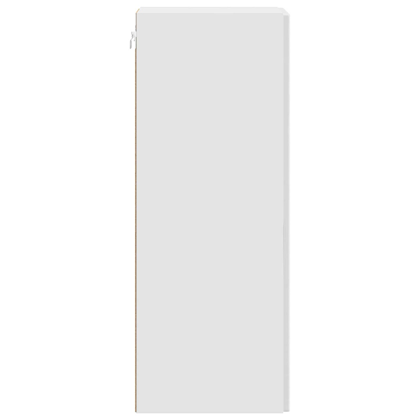 Vegghengt skap Høgglans hvit 33 x 34,5 x 90 cm Konstruert tre