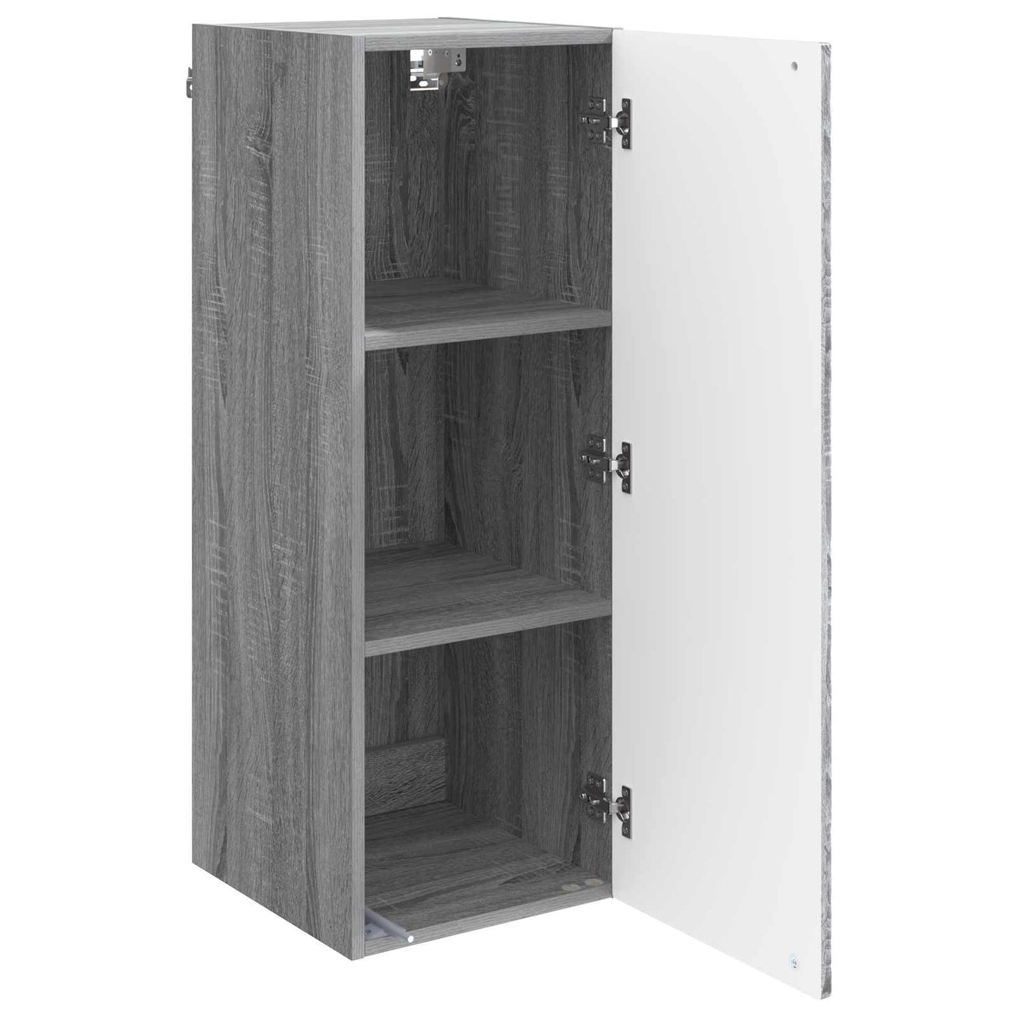 Vegghengt skap Grå Sonoma 33 x 34,5 x 90 cm Konstruert tre
