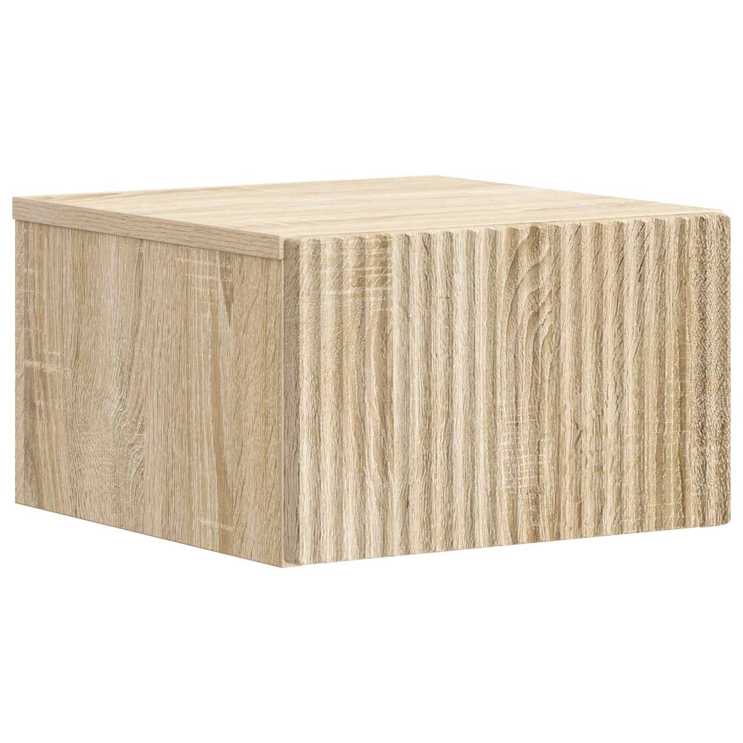 Vegghengt Nattbord Sonoma eik 33 x 34,5 x 20 cm Konstruert tre
