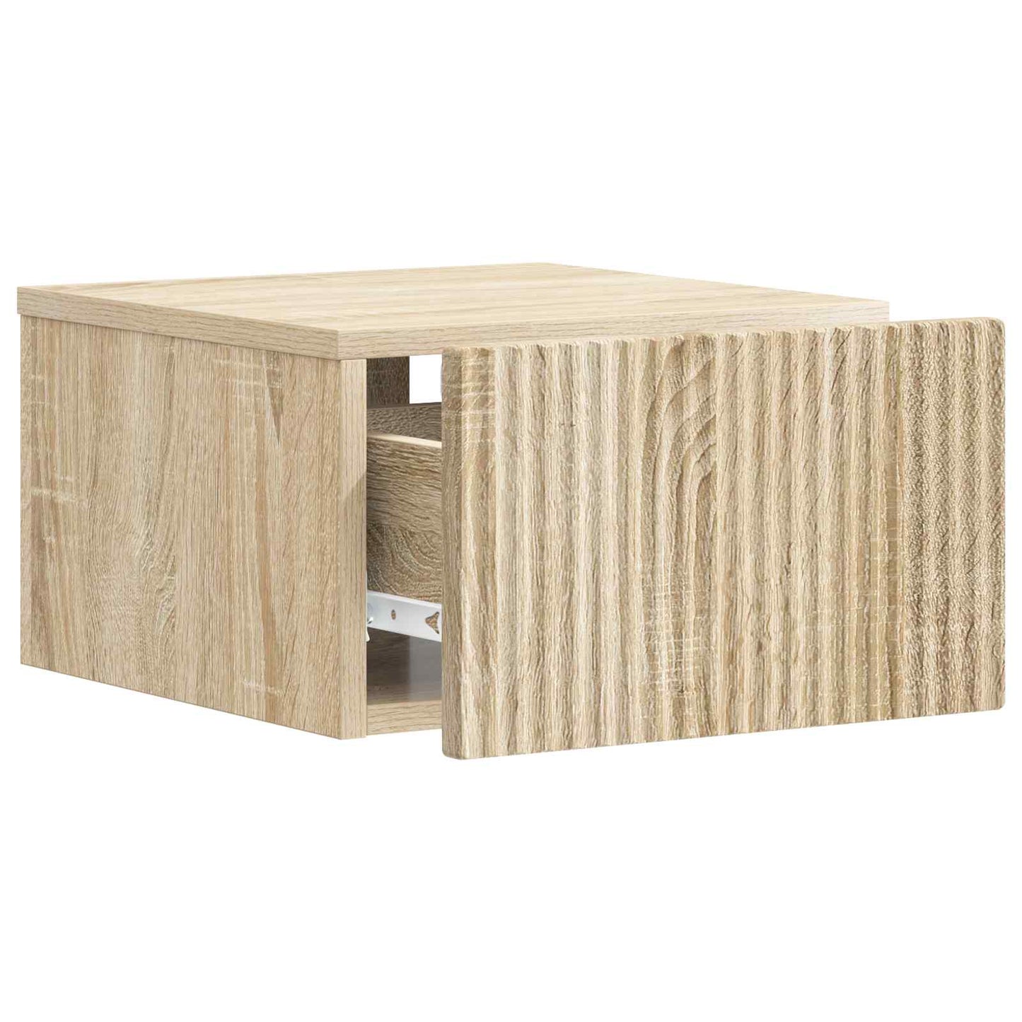 Vegghengt Nattbord Sonoma eik 33 x 34,5 x 20 cm Konstruert tre