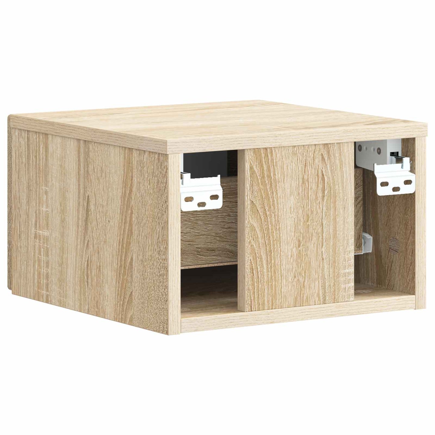 Vegghengt Nattbord Sonoma eik 33 x 34,5 x 20 cm Konstruert tre