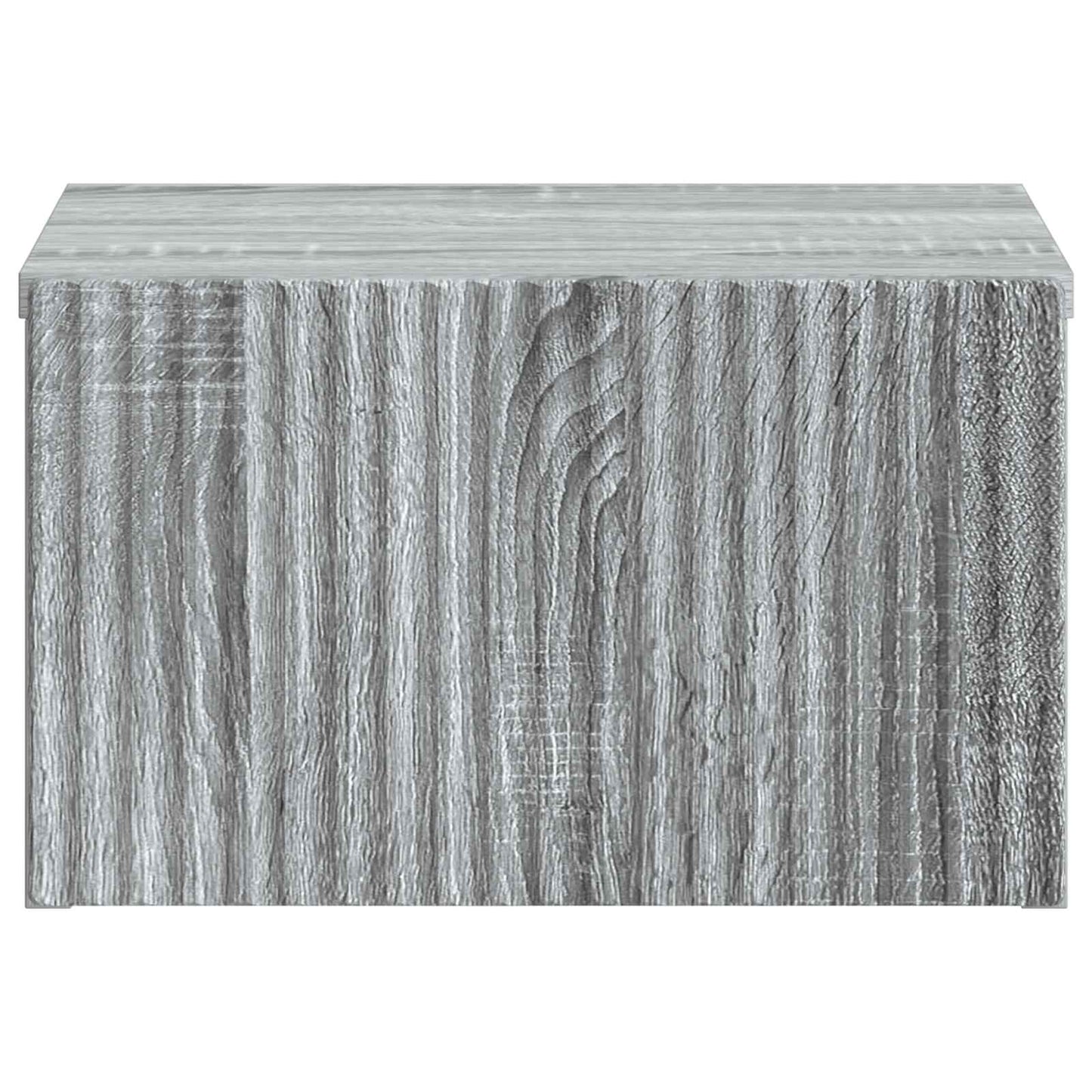 Vegghengt Nattbord Grå sonoma 33 x 34,5 x 20 cm Konstruert tre
