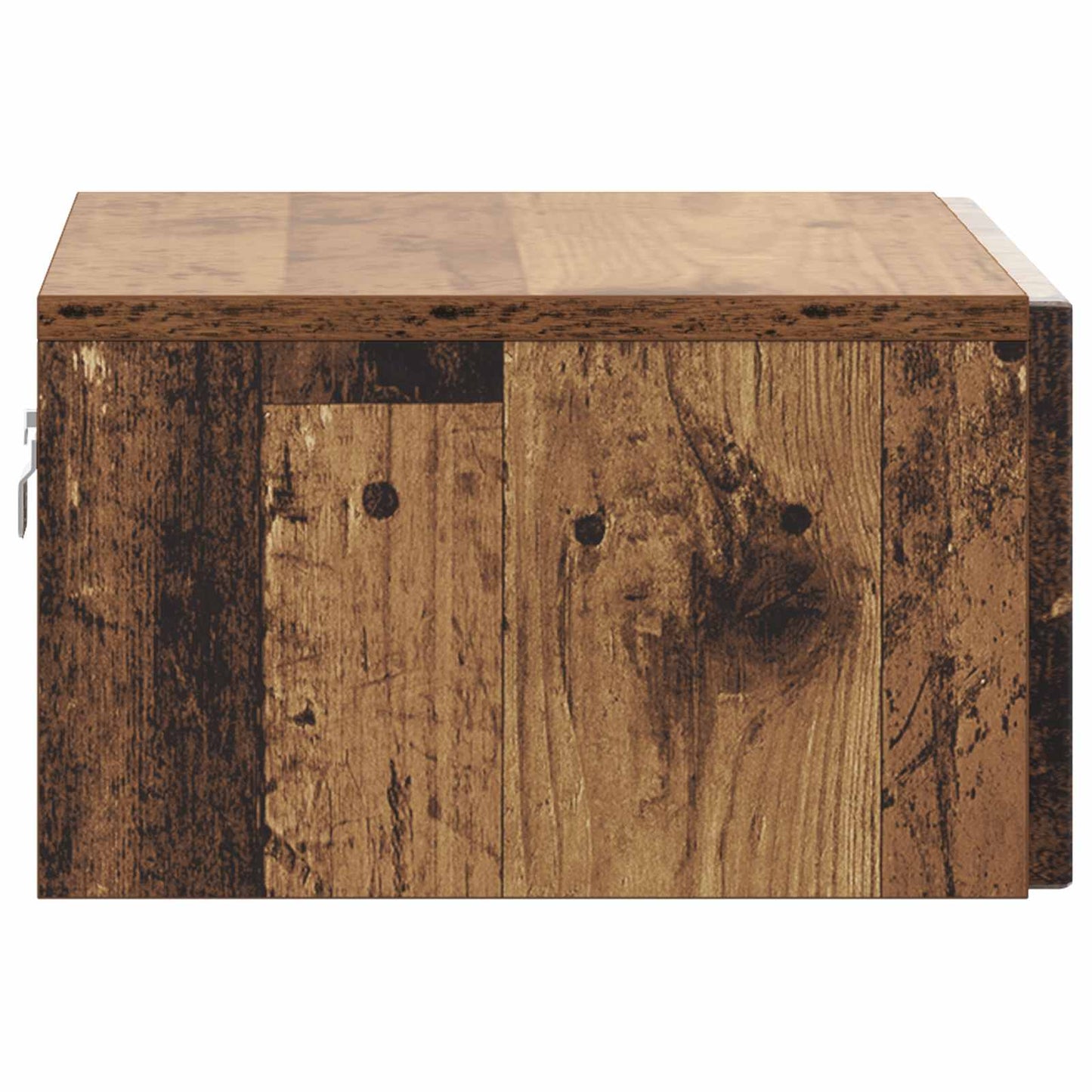 Vegghengt Nattbord Gammelt tre 49 x 34,5 x 20 cm Konstruert tre