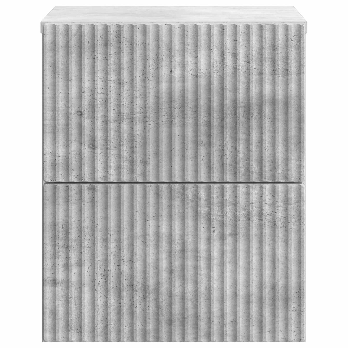 Vegghengt Nattbord Betonggrå 33 x 34,5 x 40 cm Konstruert tre