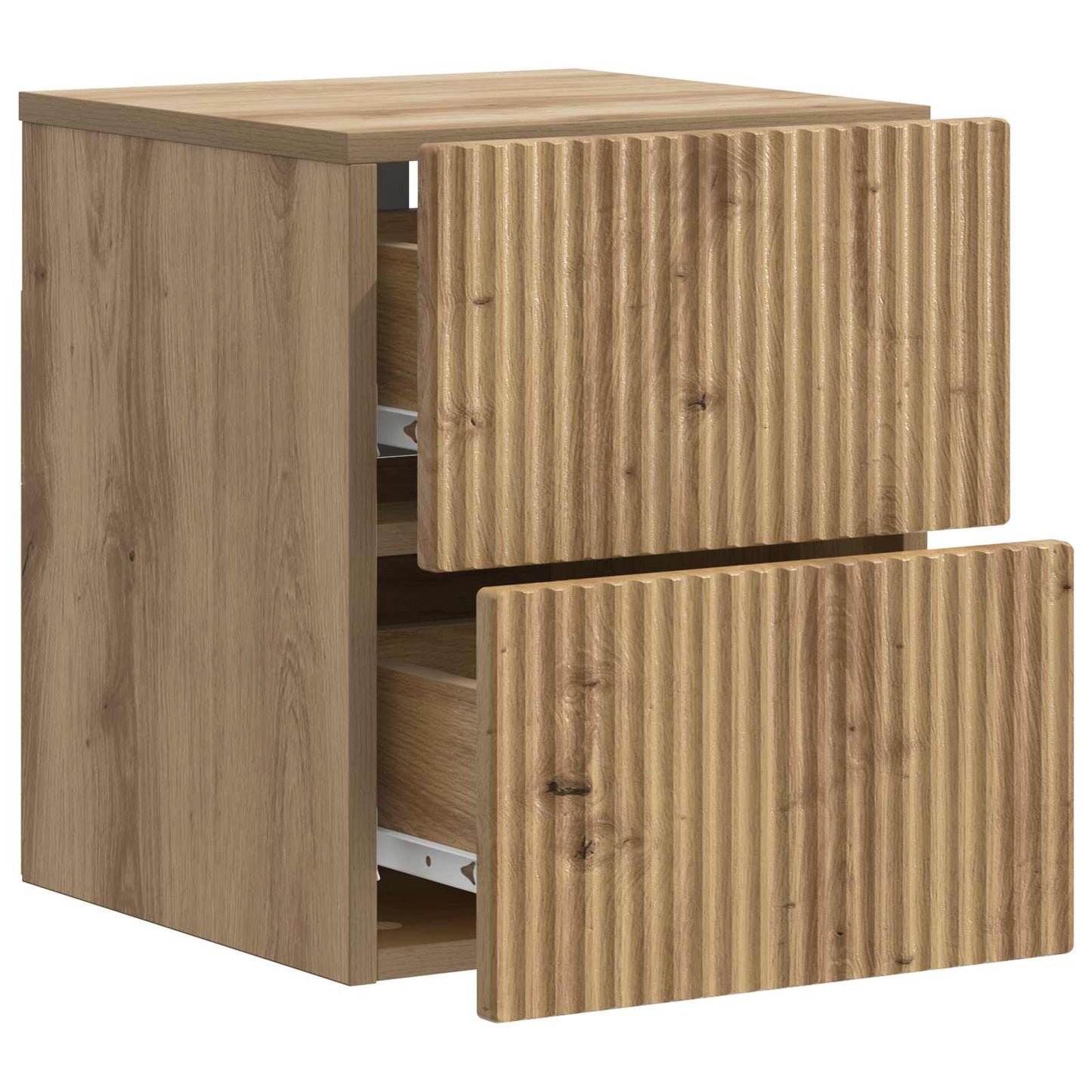 Vegghengt Nattbord Artisan eik 33 x 34,5 x 40 cm Konstruert tre