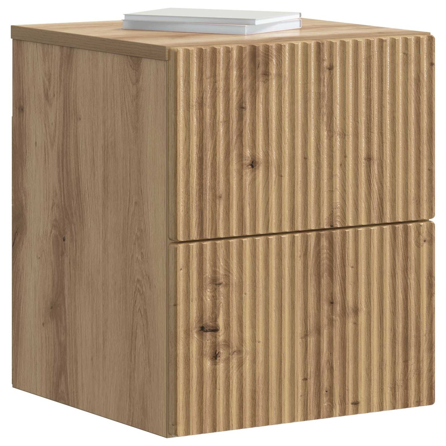 Vegghengt Nattbord 2 stk. Artisan eik 33 x 34,5 x 40 cm