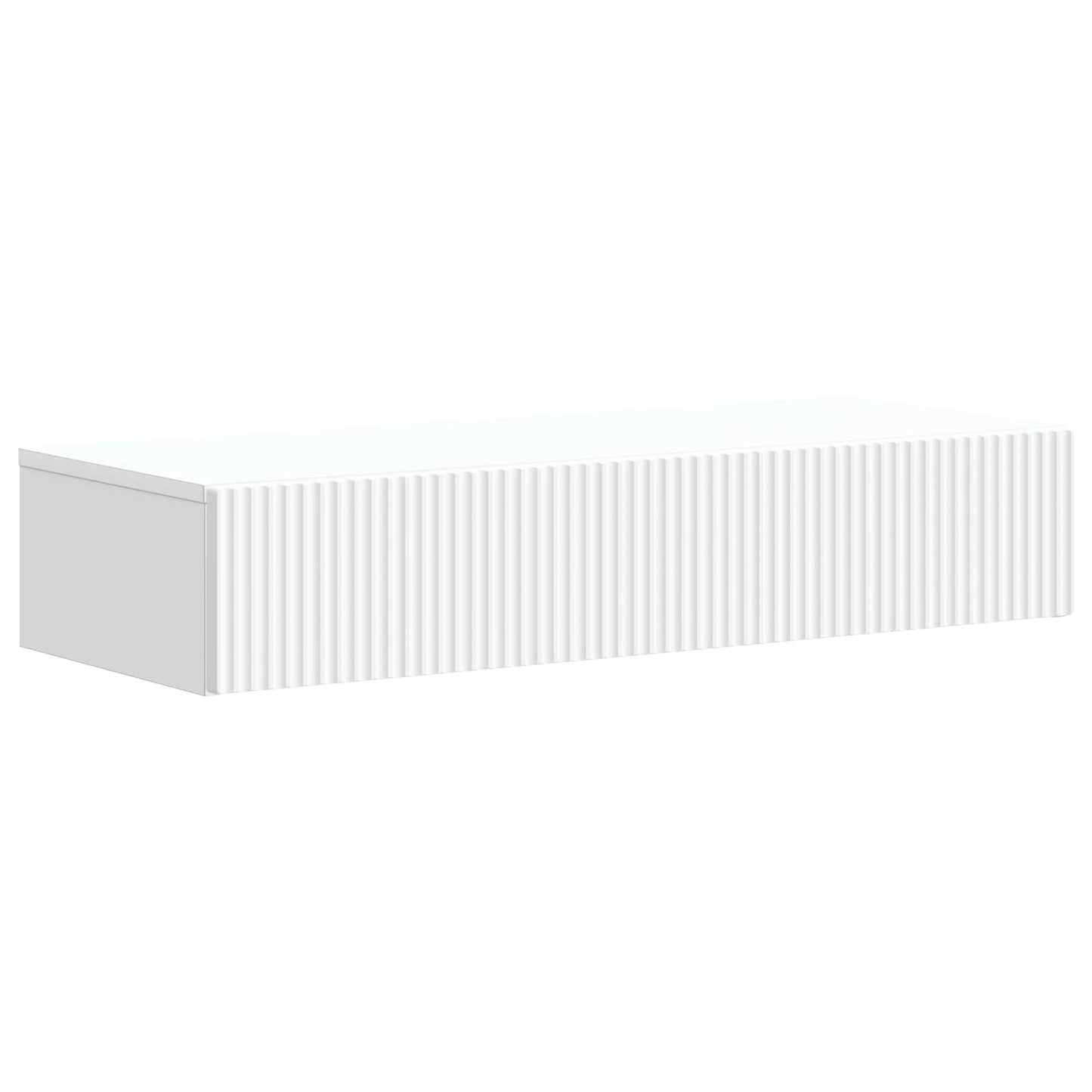 Vegghengt Sidebord Hvit 87,5 x 34,5 x 17 cm Konstruert tre