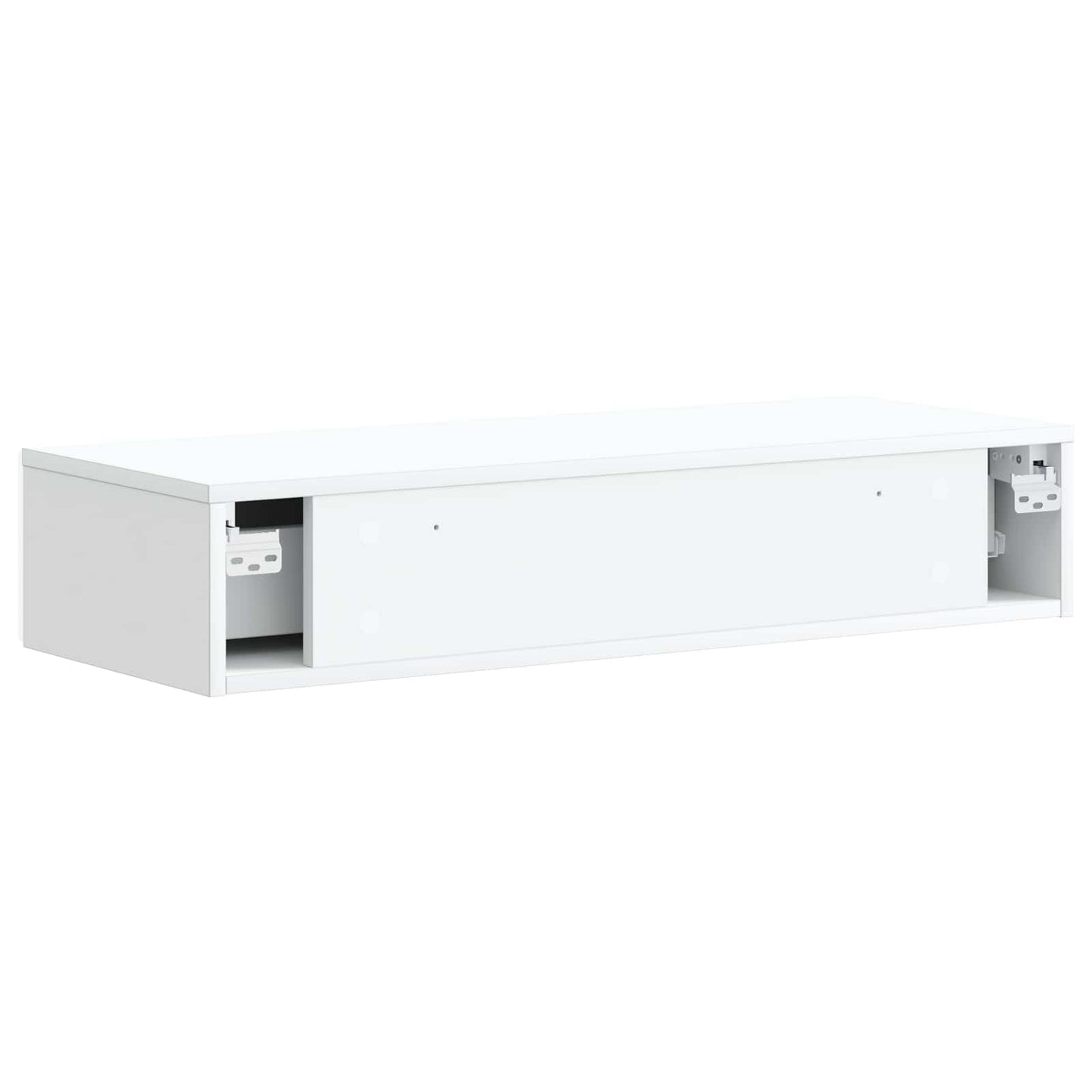 Vegghengt Sidebord Hvit 87,5 x 34,5 x 17 cm Konstruert tre