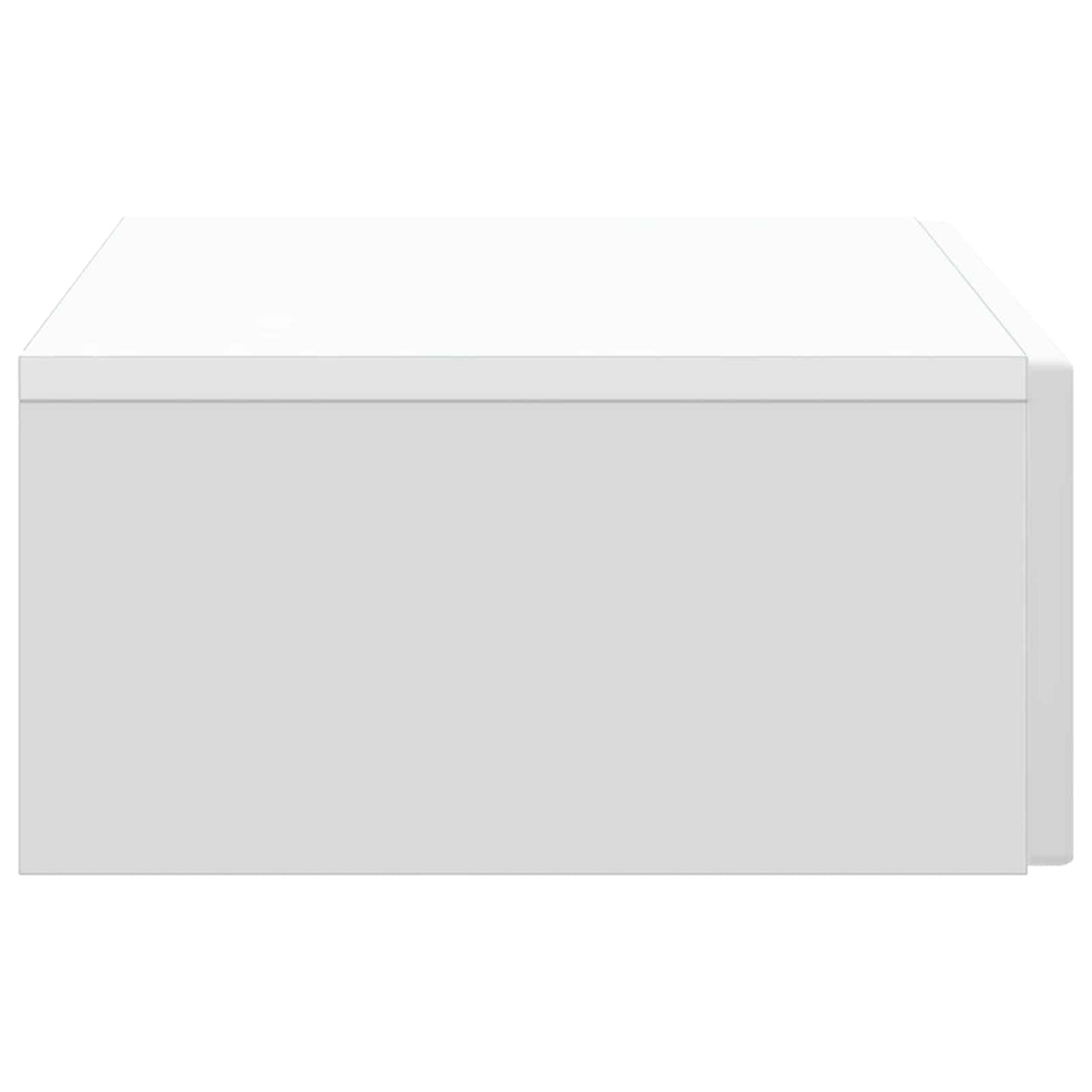 Vegghengt Sidebord Hvit 87,5 x 34,5 x 17 cm Konstruert tre