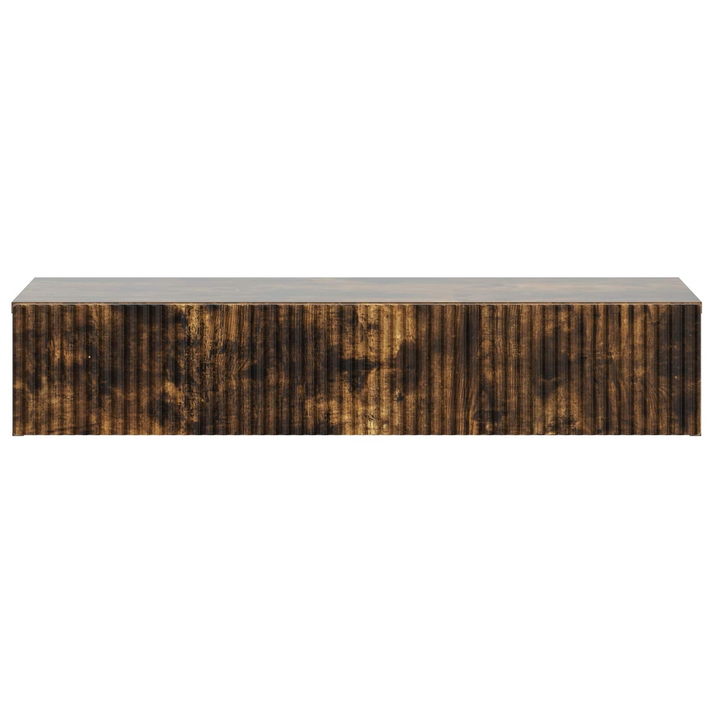 Vegghengt Sidebord Røkt Eik 87,5 x 34,5 x 17 cm Konstruert tre