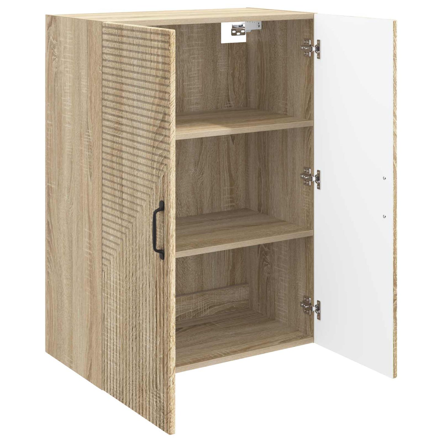 Vegghengt skap Sonoma eik 66 x 34,5 x 90 cm Konstruert tre