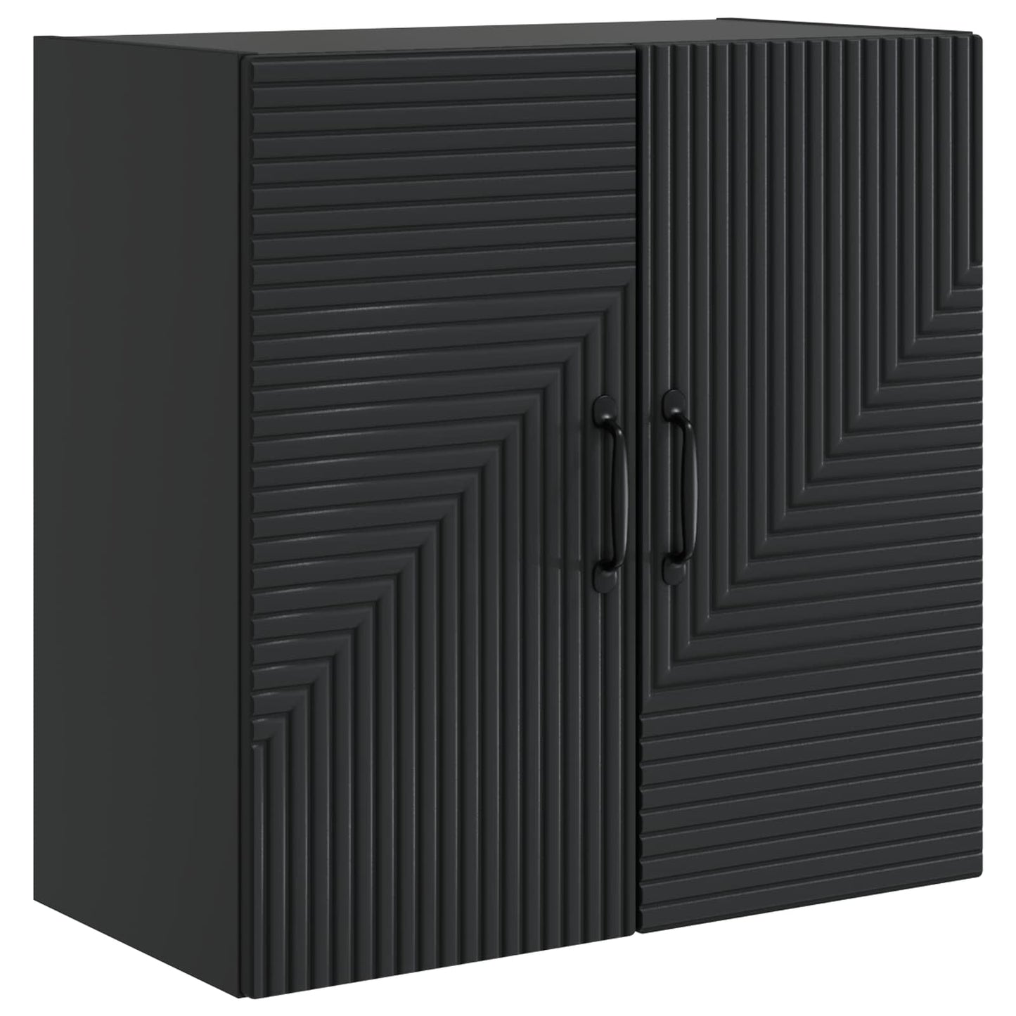 Vegghengt skap Svart 59 x 31 x 60 cm Konstruert tre