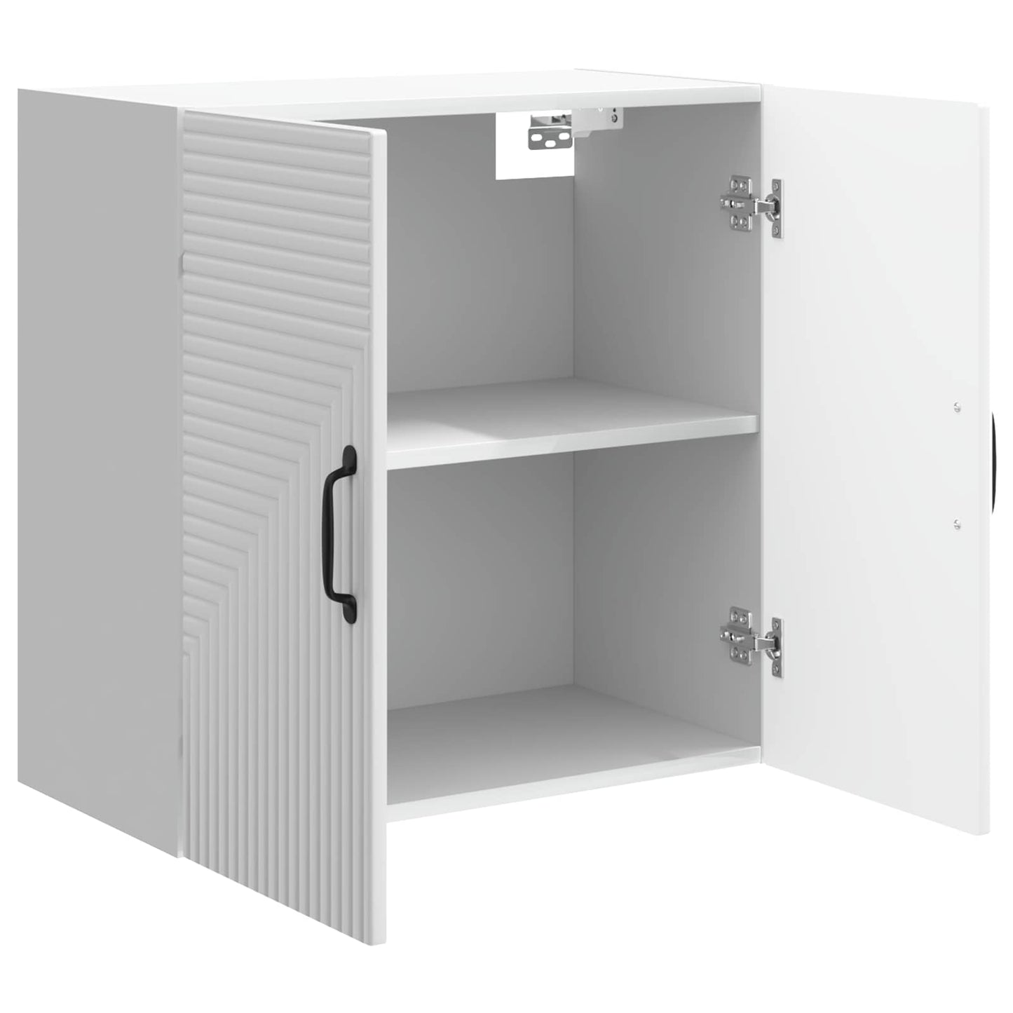 Vegghengt skap Høgglans hvit 59 x 31 x 60 cm Konstruert tre