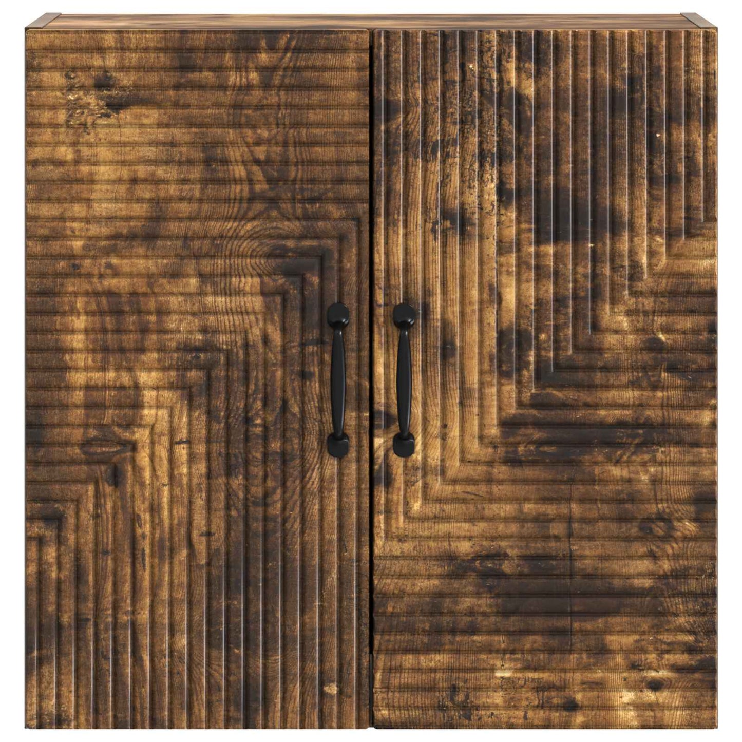 Vegghengt skap Røkt Eik 59 x 31 x 60 cm Konstruert tre