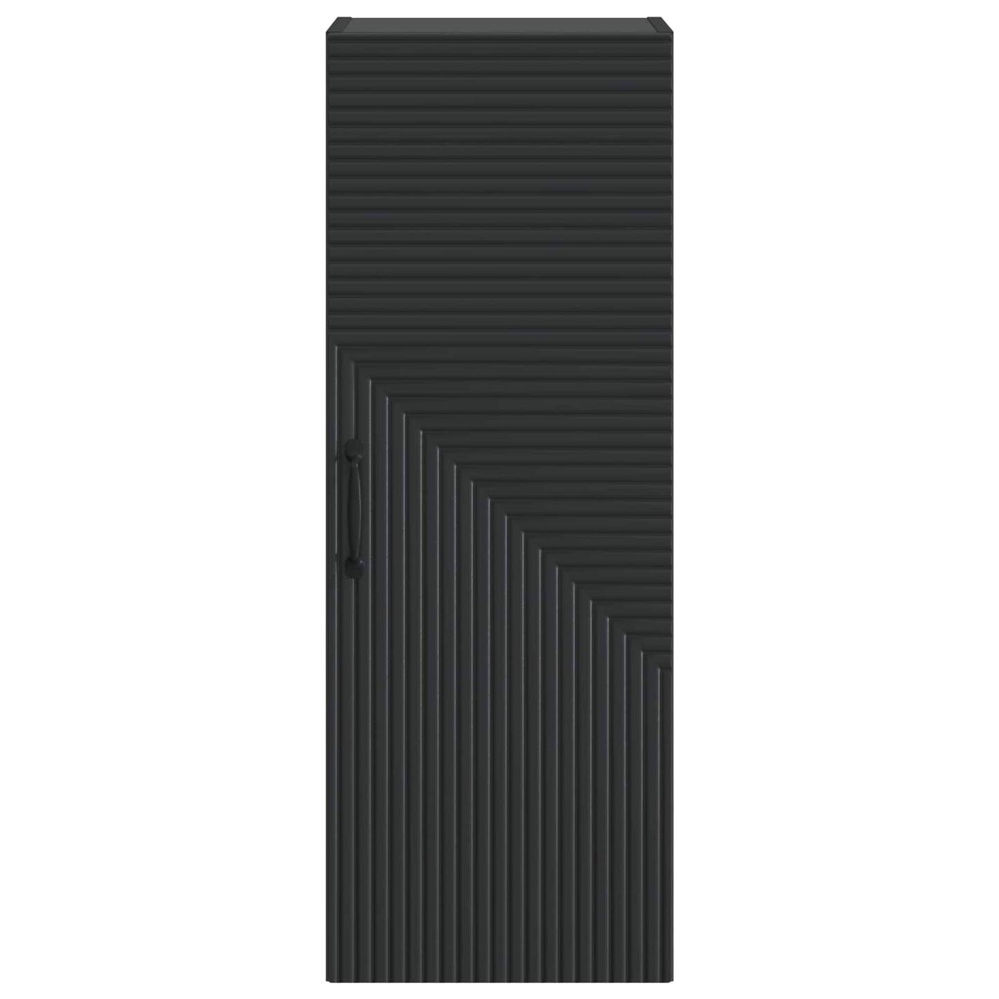 Vegghengt skap Svart 33 x 34,5 x 90 cm Konstruert tre