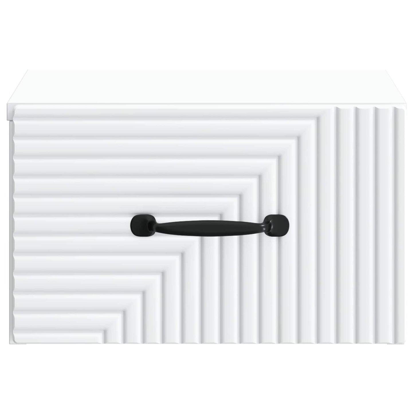 Vegghengt Nattbord 2 pcs Hvit 34,5 x 33 x 20 cm Konstruert tre