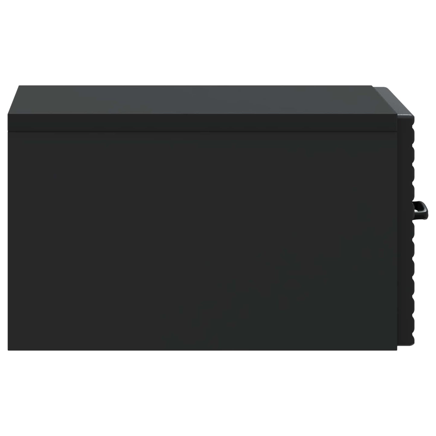 Vegghengt Nattbord Svart 34,5 x 33 x 20 cm Konstruert tre