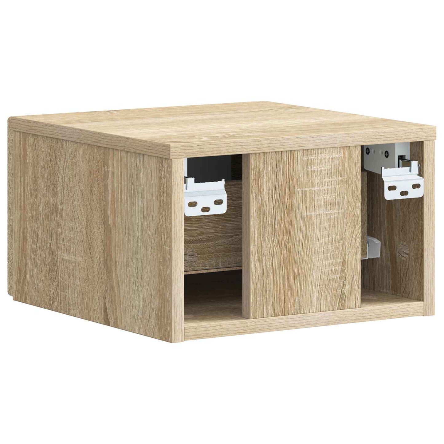 Vegghengt Nattbord Sonoma eik 34,5 x 33 x 20 cm Konstruert tre