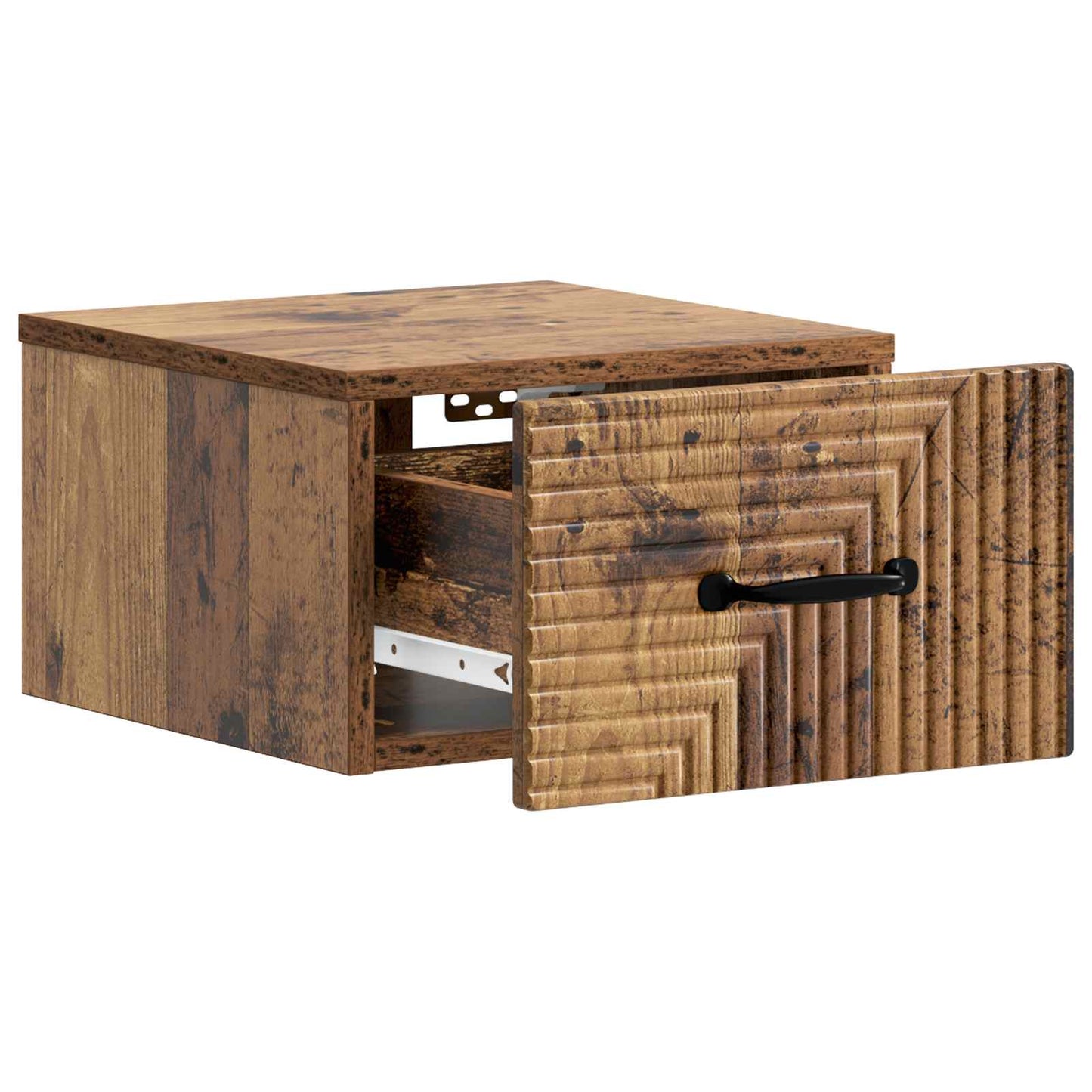 Vegghengt Nattbord Gammelt tre 34,5 x 33 x 20 cm Konstruert tre