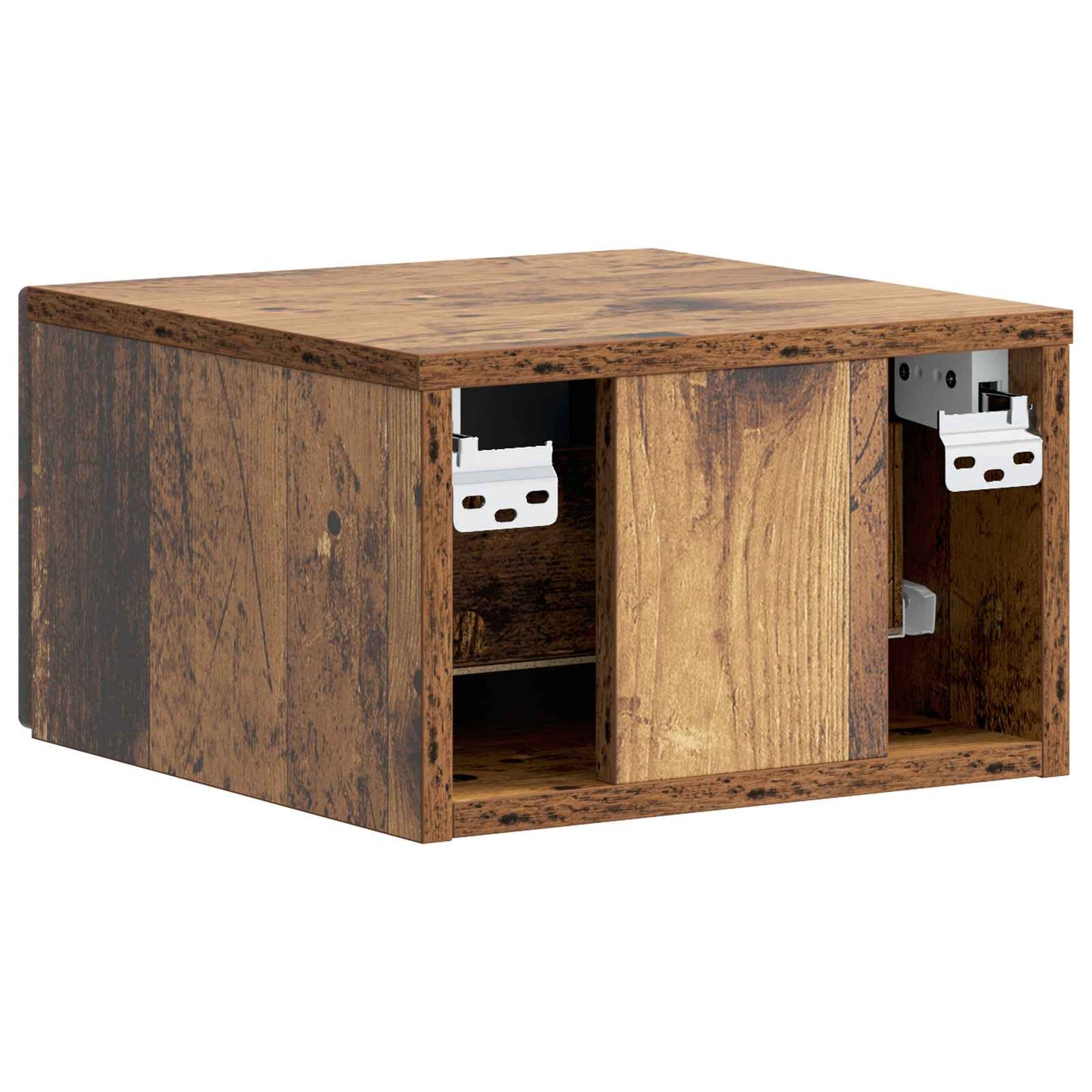 Vegghengt Nattbord Gammelt tre 34,5 x 33 x 20 cm Konstruert tre