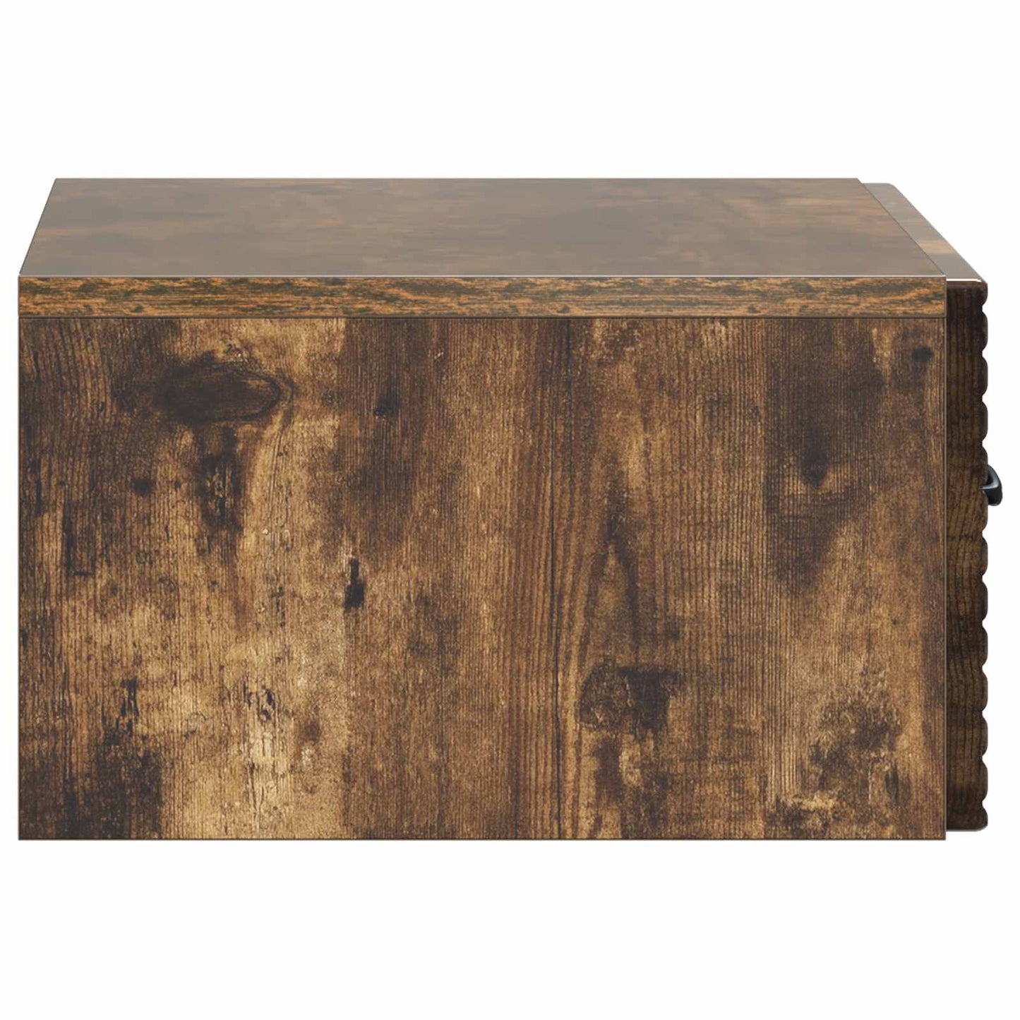 Vegghengt Nattbord Røkt Eik 49 x 34,5 x 20 cm Konstruert tre