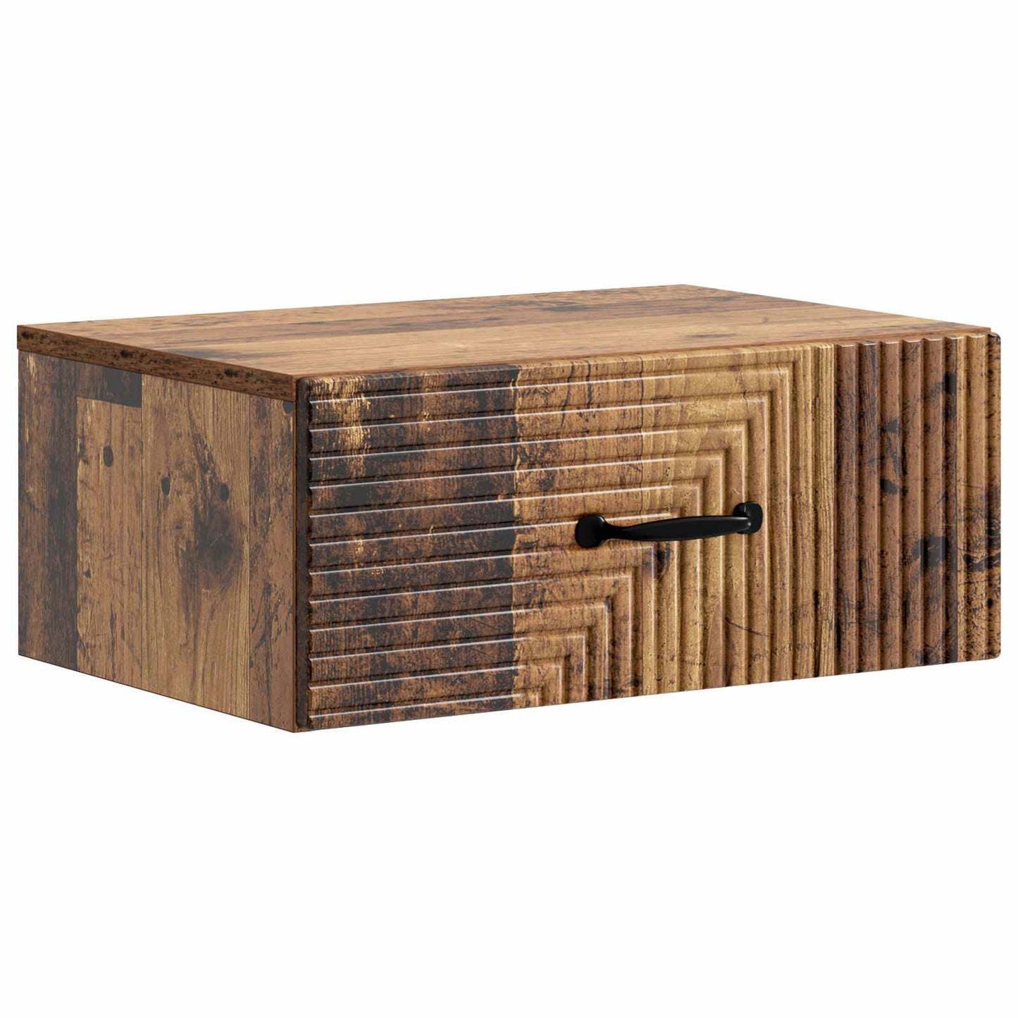 Vegghengt Nattbord Gammelt tre 49 x 34,5 x 20 cm Konstruert tre