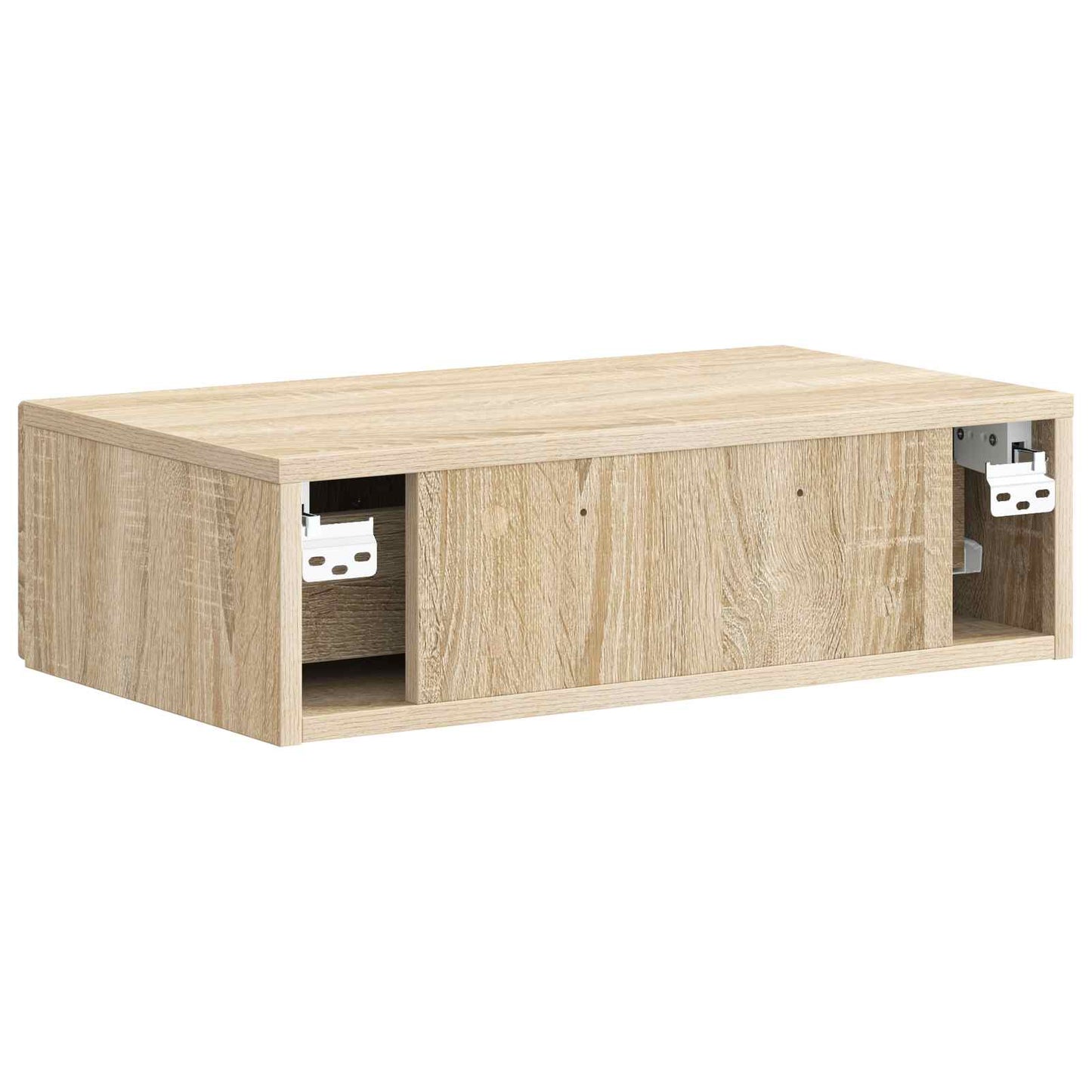 Vegghengt Sidebord Sonoma eik 59 x 34,5 x 17 cm Konstruert tre