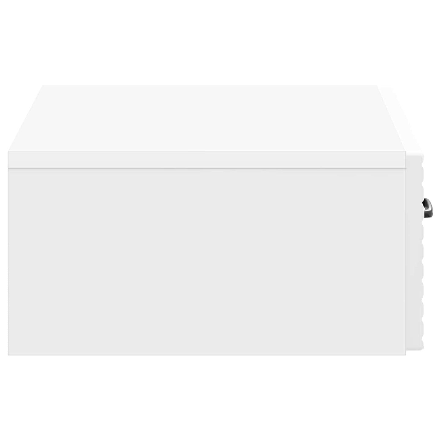 Vegghengt Sidebord Høgglans hvit 59 x 34,5 x 17 cm