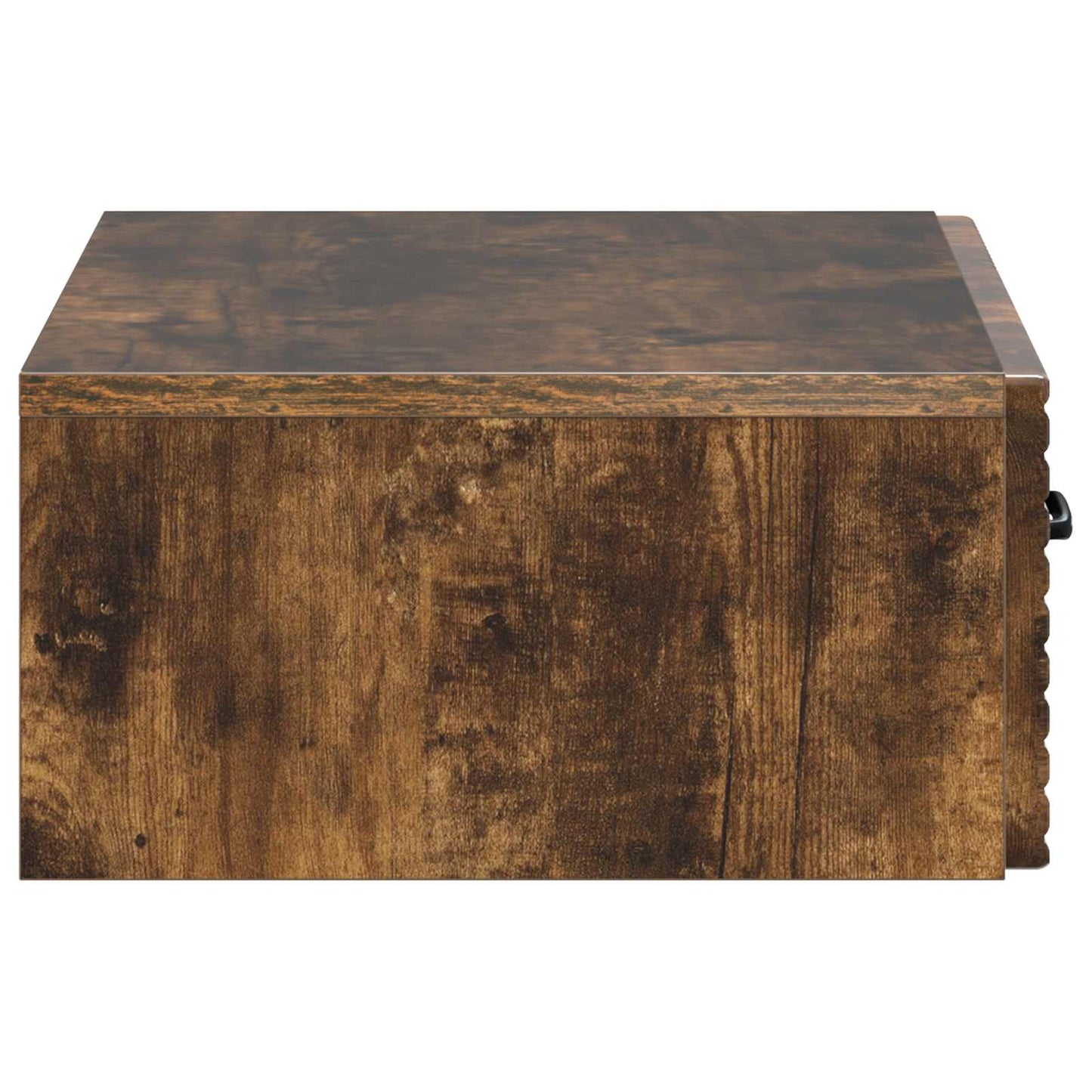 Vegghengt Sidebord Røkt Eik 59 x 34,5 x 17 cm Konstruert tre