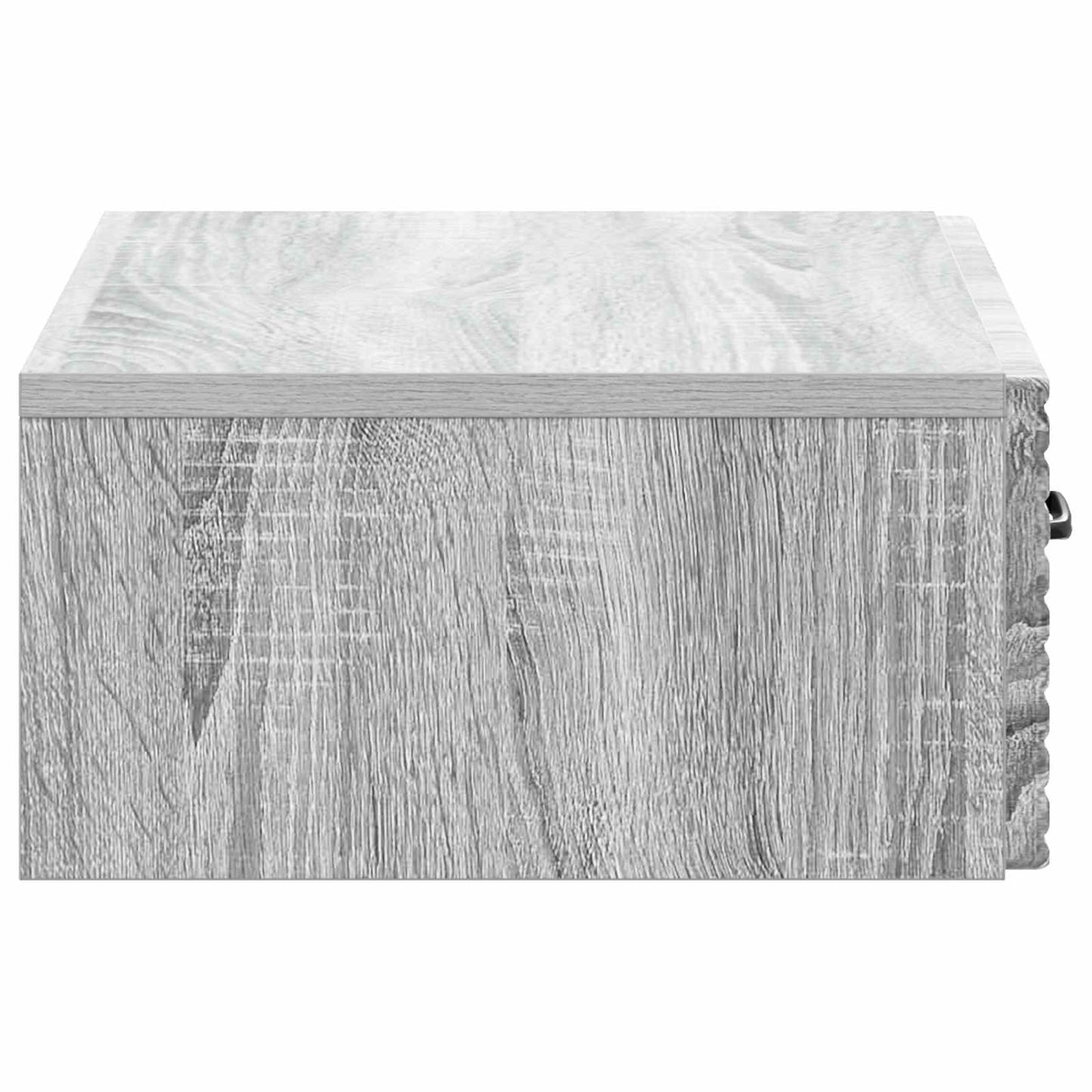 Vegghengt Sidebord Grå sonoma 59 x 34,5 x 17 cm Konstruert tre