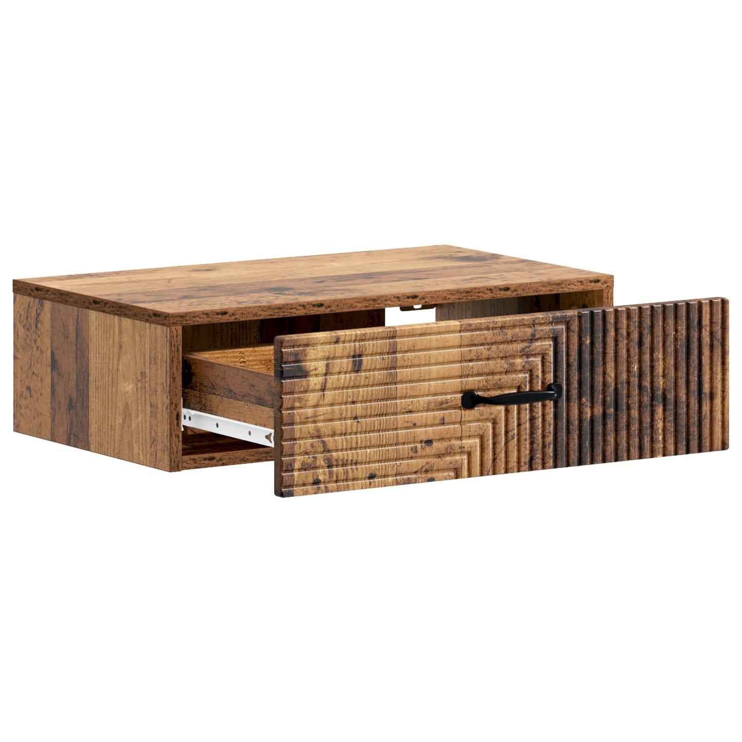 Vegghengt Sidebord Gammelt tre 59 x 34,5 x 17 cm Konstruert tre