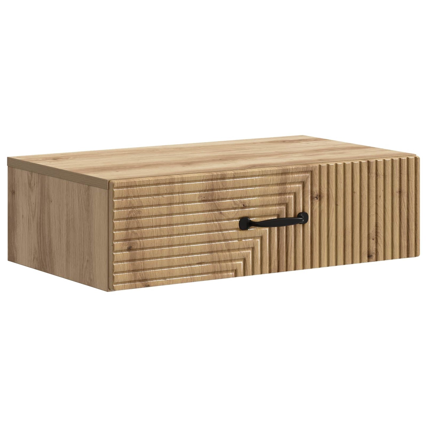 Vegghengt Sidebord 59 x 34,5 x 17 cm Konstruert tre Artisan eik