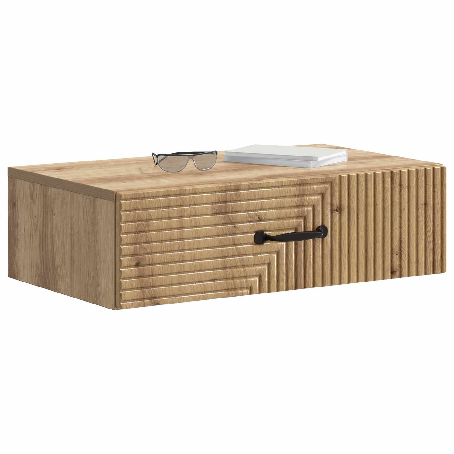 Vegghengt Sidebord 59 x 34,5 x 17 cm Konstruert tre Artisan eik