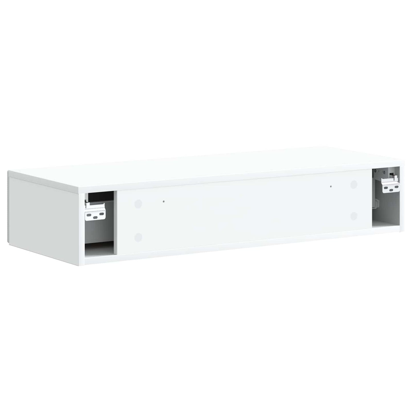 Vegghengt Sidebord Hvit 87,5 x 34,5 x 17 cm Konstruert tre