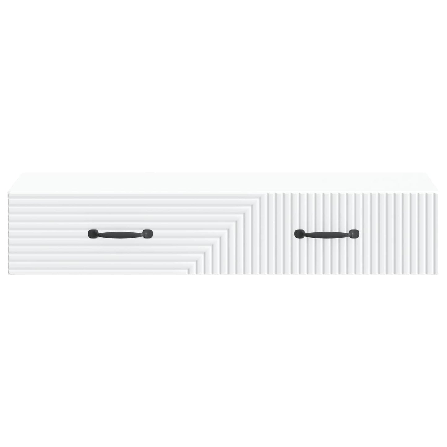 Vegghengt Sidebord Hvit 87,5 x 34,5 x 17 cm Konstruert tre